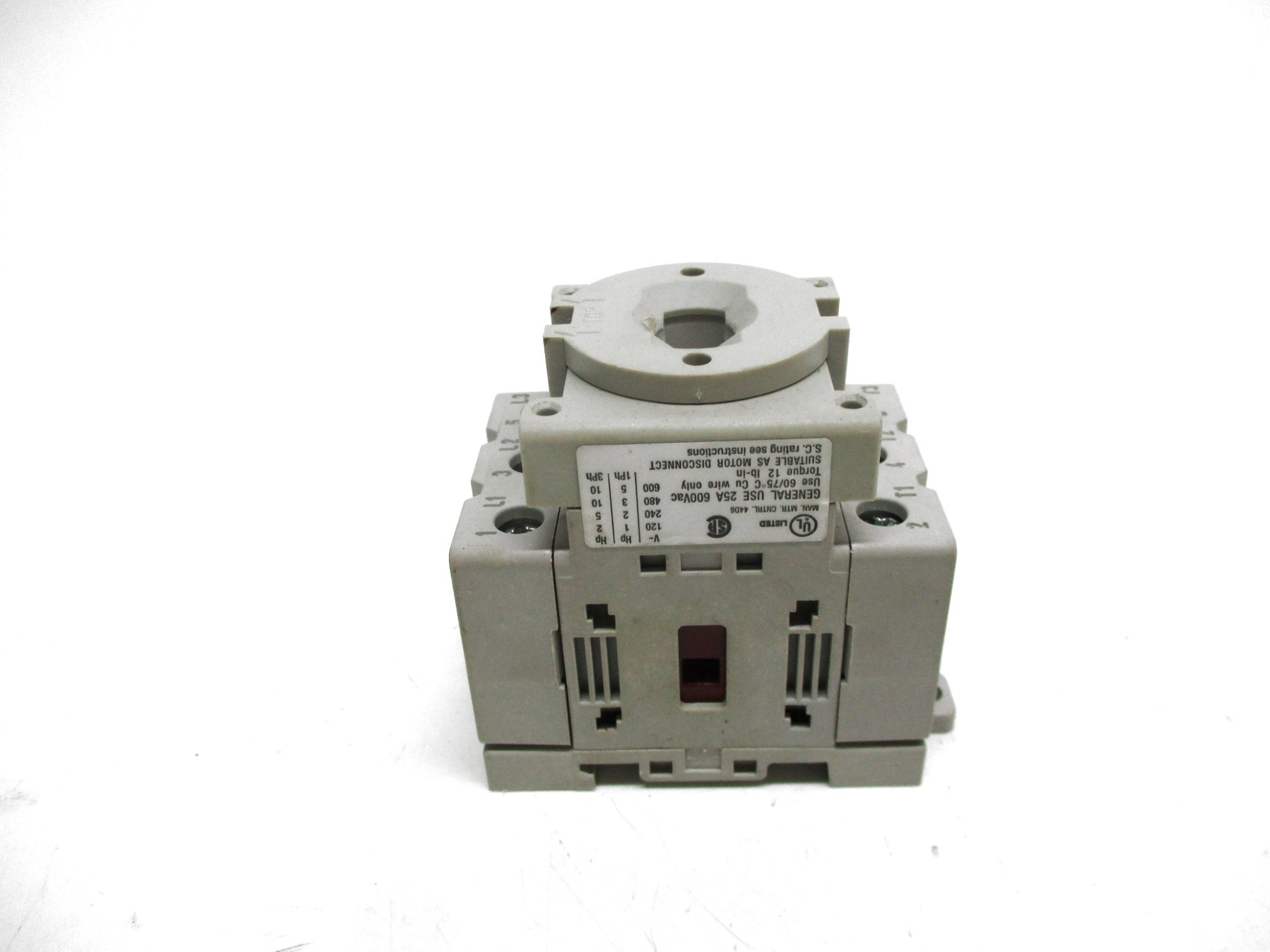 ALLEN BRADLEY 194E-A25-1753 SER. B (AS PICTURED) (BR/WH) NSMP