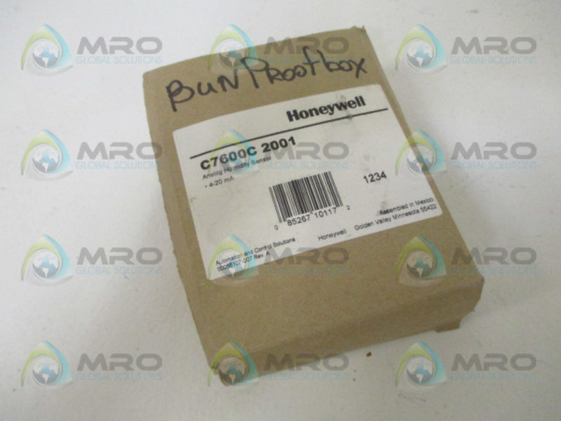 HONEYWELL C7600C2001 ANALOG HUMIDITY SENSOR *NEW IN BOX*