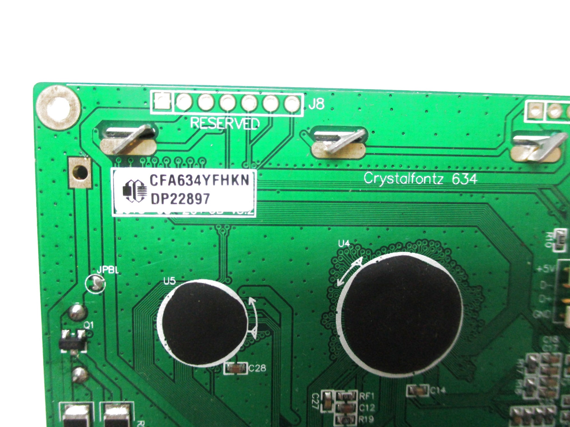 CRYSTALFONTZ CFA634YFHKN UNMP
