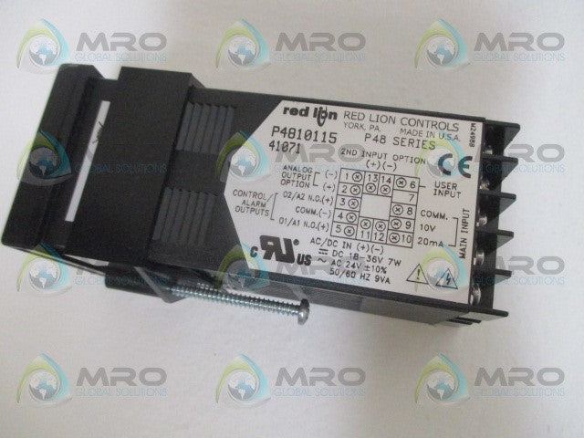 RED LION P4810115 DIN PROCESS CONTROL UNIT *NEW IN BOX*