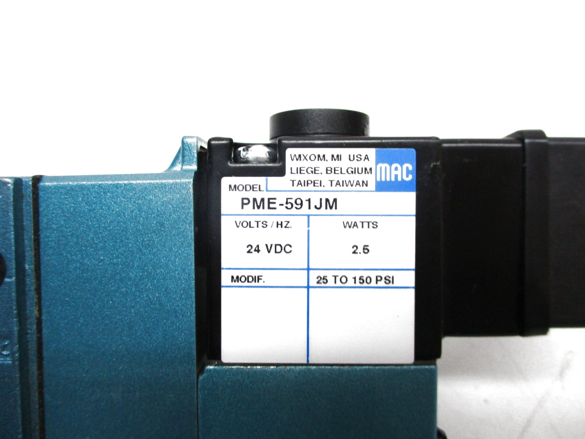 MAC 811C-PM-591JM-152 24VDC 150PSI NSMP