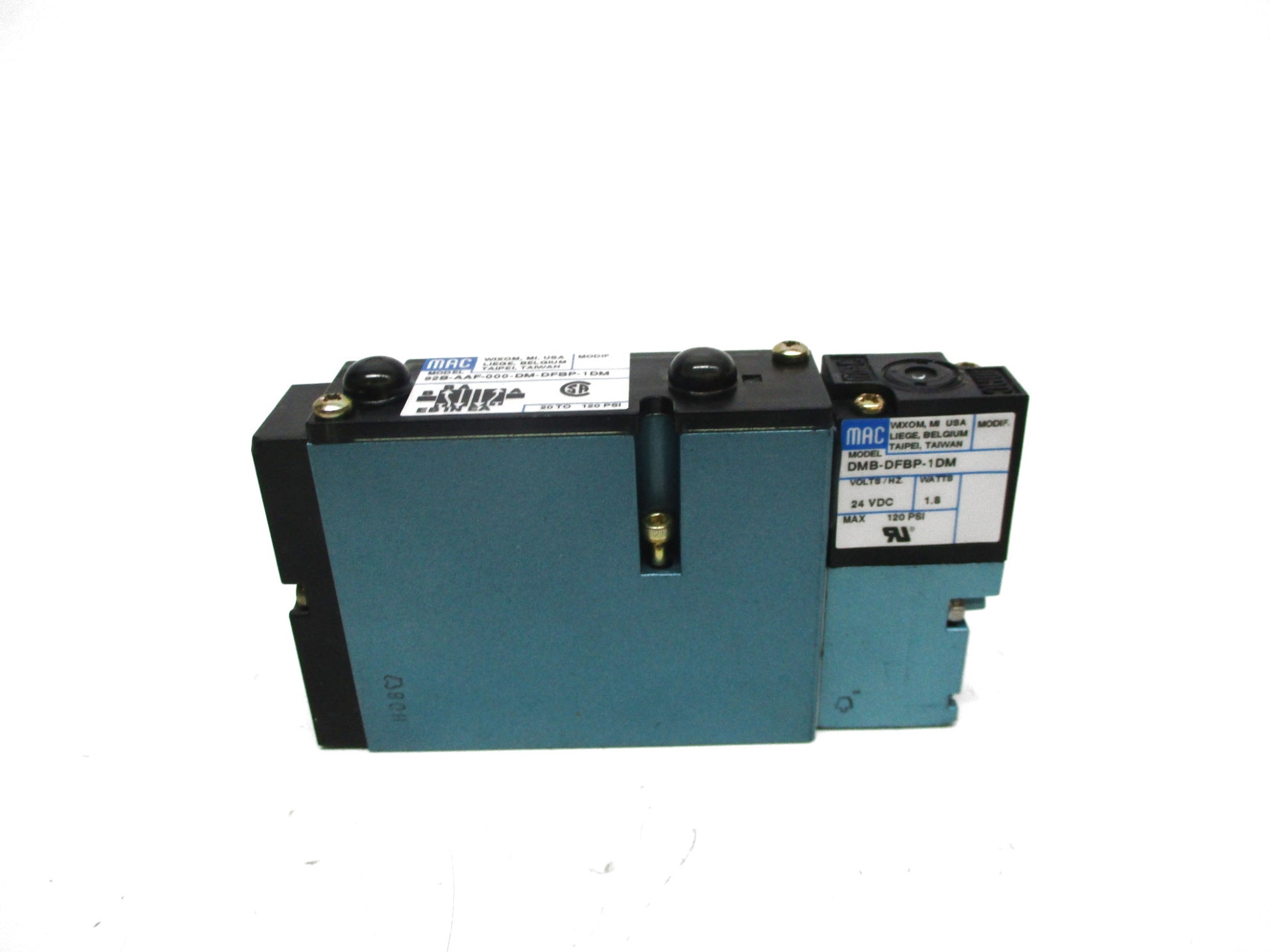MAC 92B-AAF-000-DM-DFBP-1DM 24VDC 120PSI NSNP