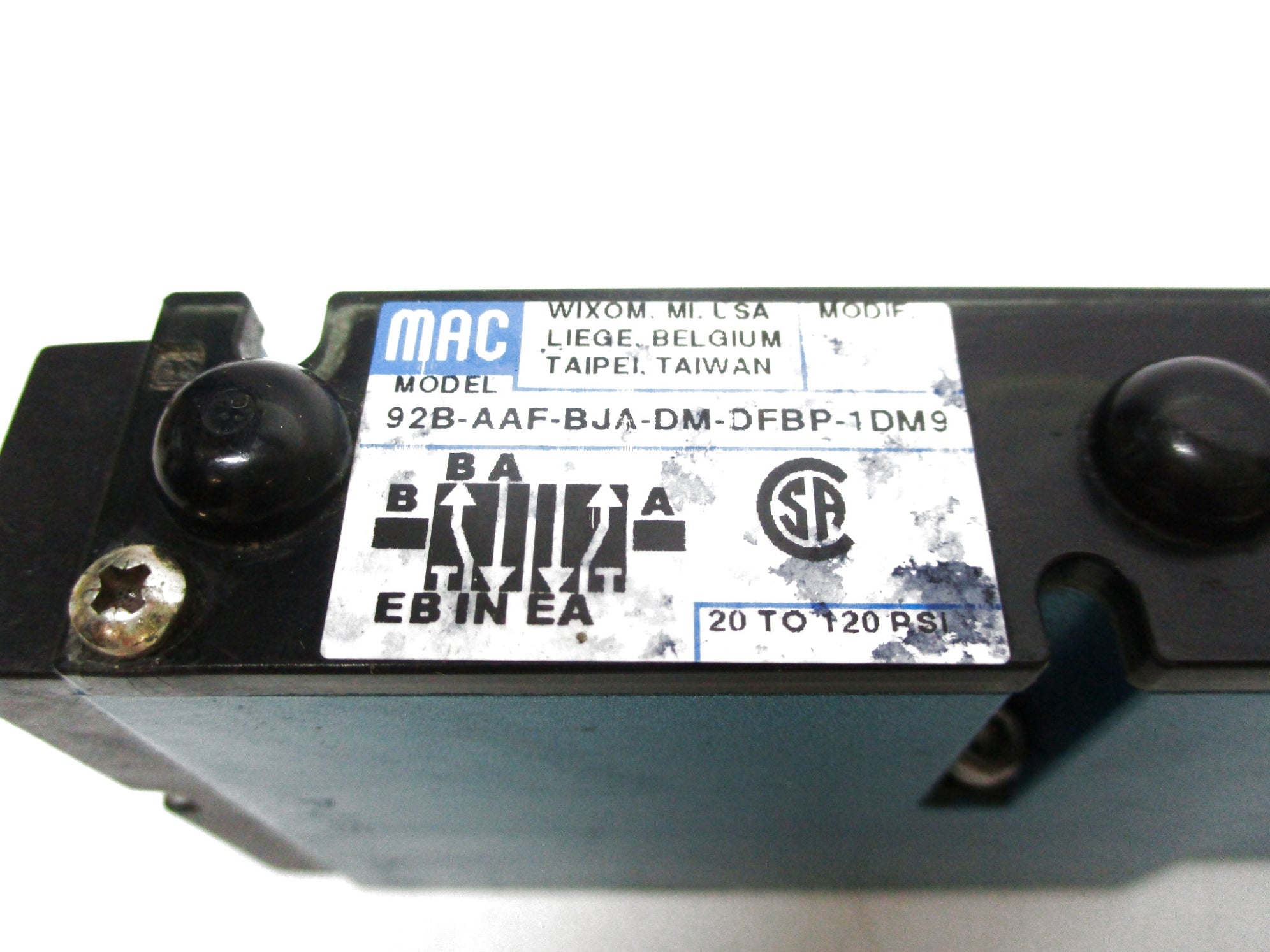 MAC 92B-AAF-BJA-DM-DFBP-1DM9 24VDC UNMP