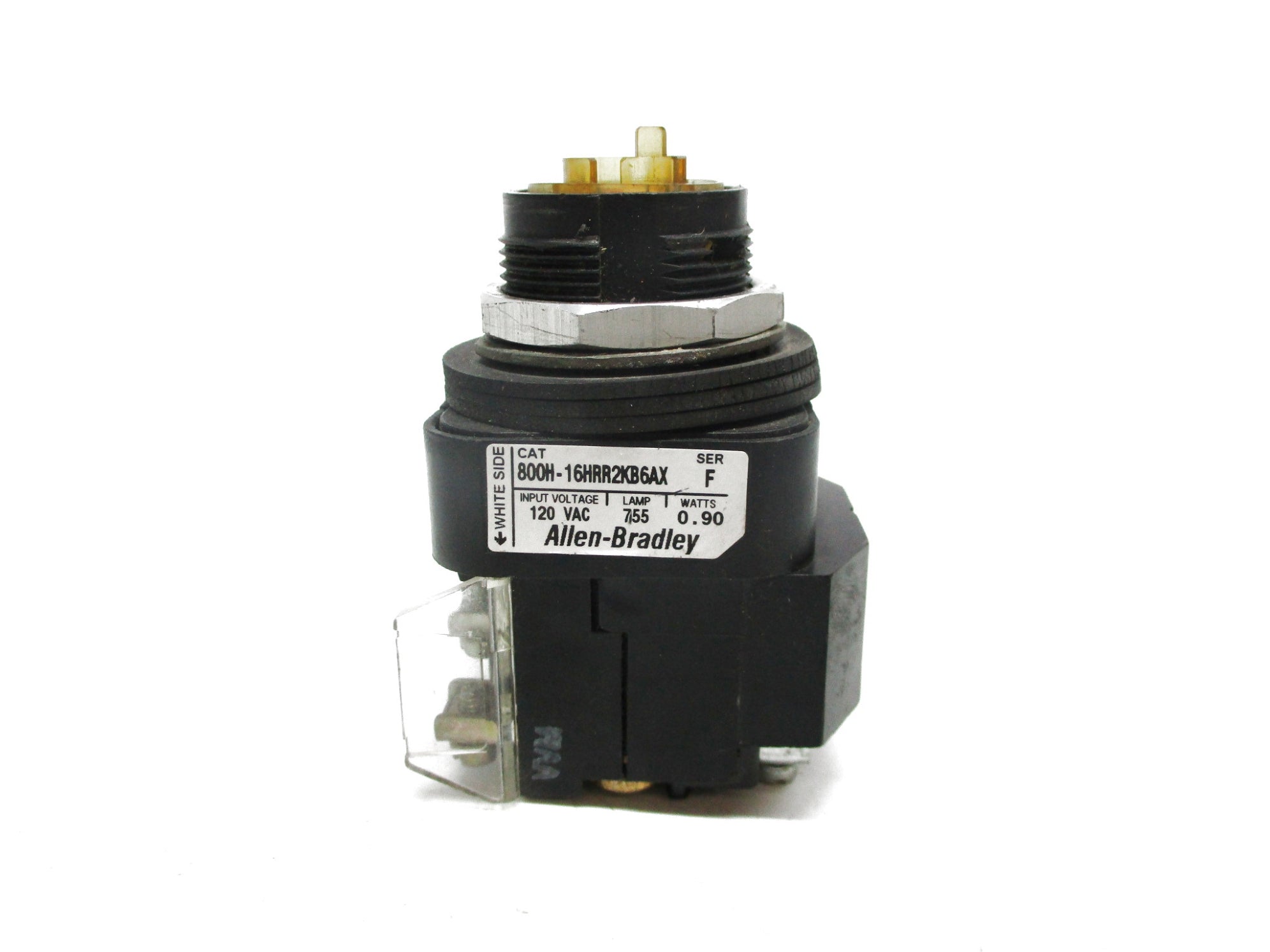 ALLEN BRADLEY 800H-16HRR2KB6AX SER. F 120V (AS PICTURED) UNMP