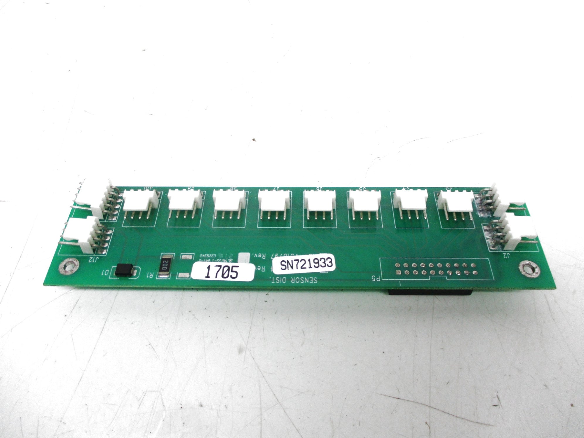 SENSOR DISTRIBUTION 0031005 REV. F UNMP