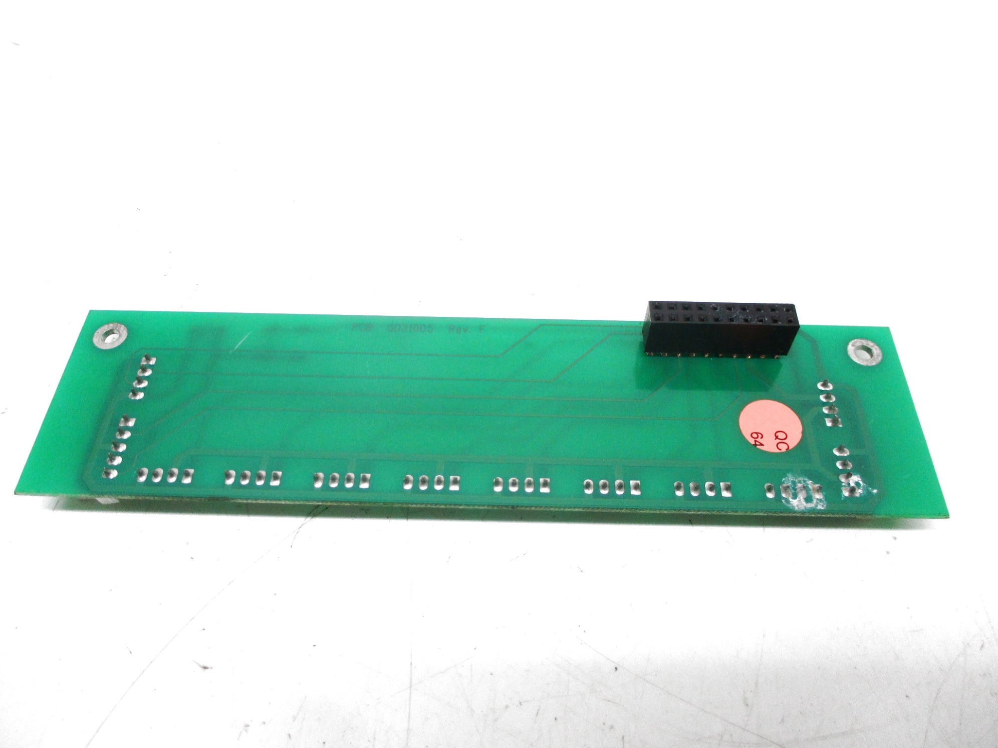 SENSOR DISTRIBUTION 0031005 REV. F UNMP