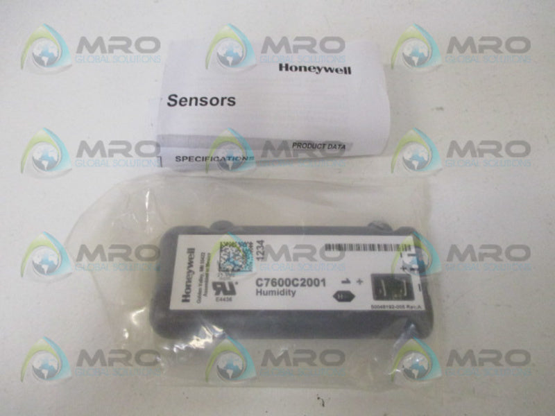 HONEYWELL C7600C2001 ANALOG HUMIDITY SENSOR *NEW IN BOX*