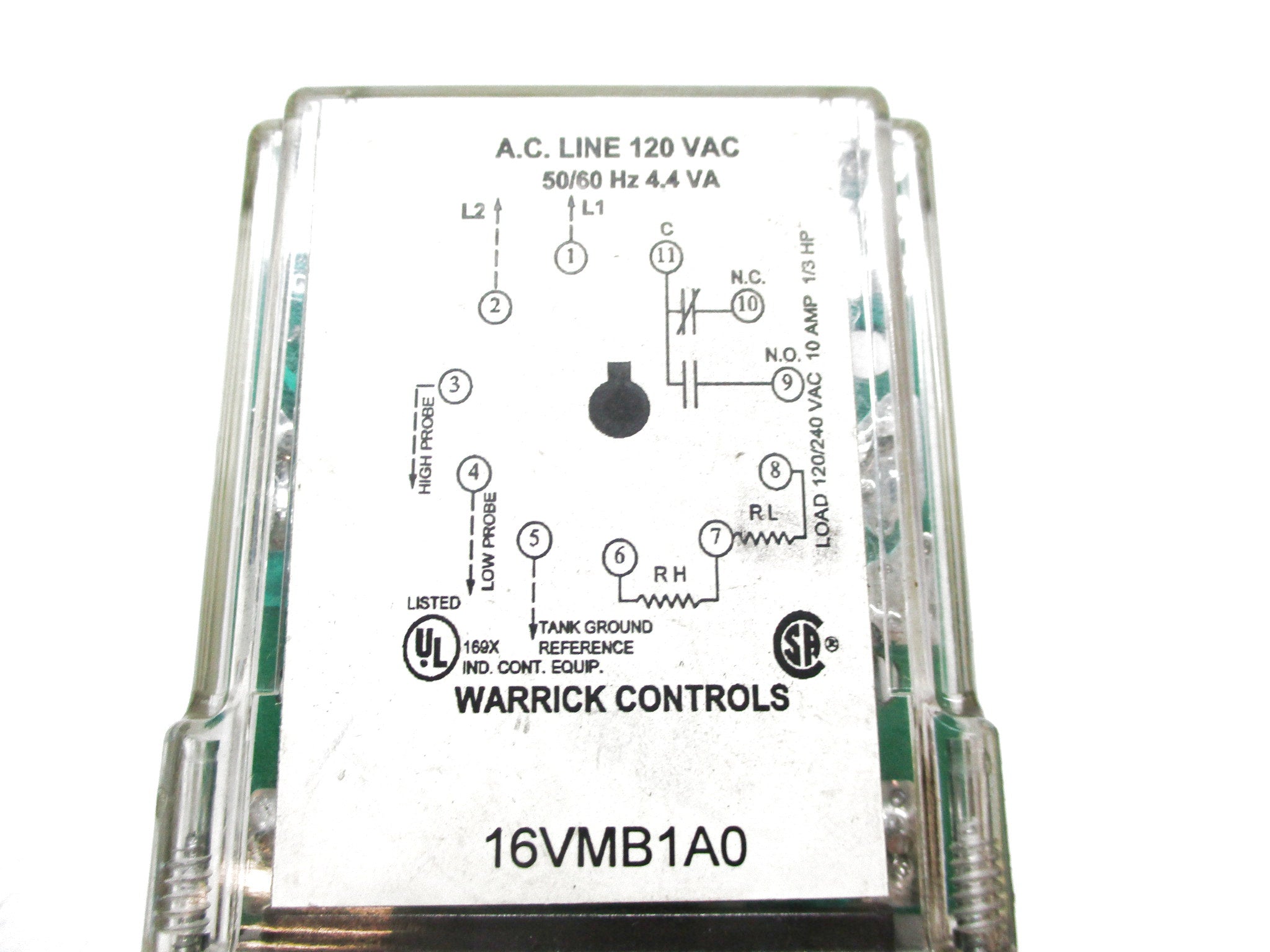 WARRICK CONTROLS 16VMB1A0 120VAC UNMP