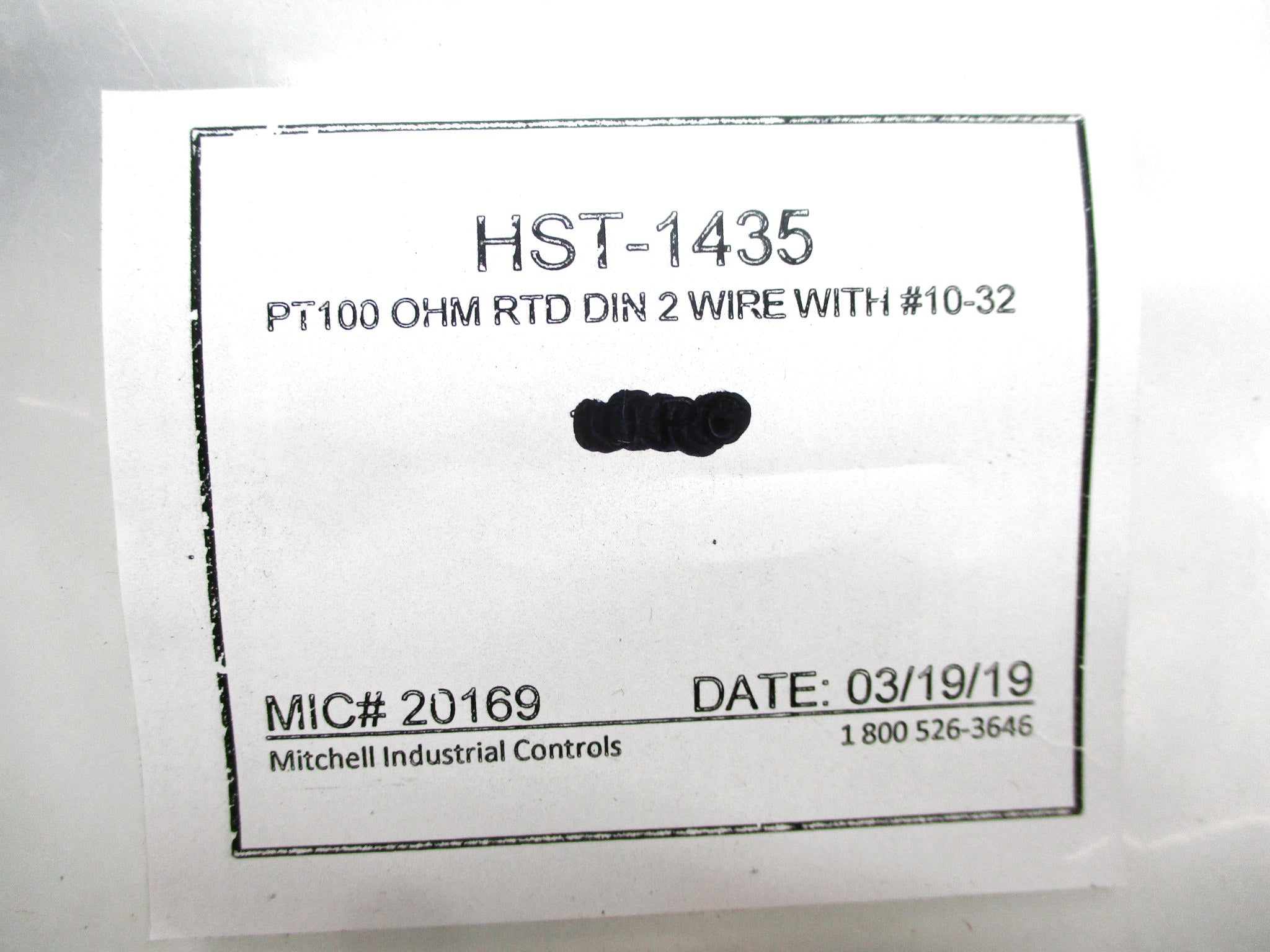 MITCHELL INDUSTRIAL CONTROLS HST-1435 NSNP
