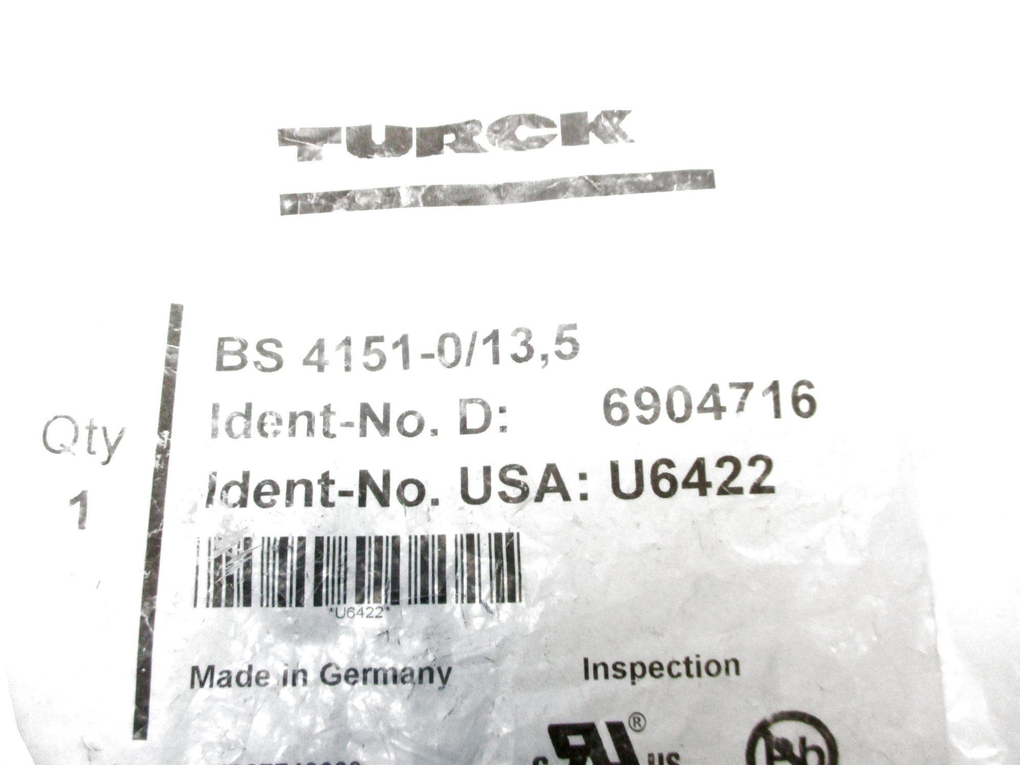 TURCK BS4151-0/13.5 NSMP