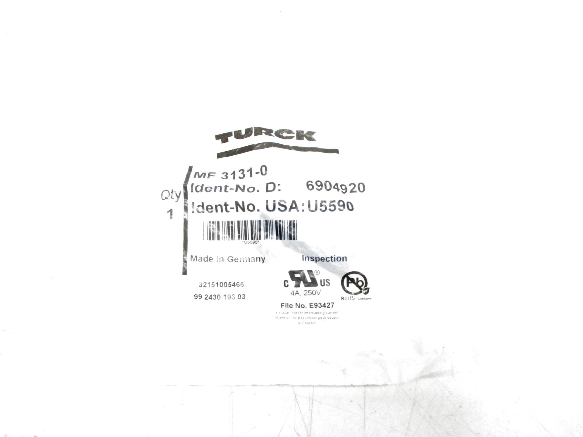 TURCK MF3131-0 NSMP
