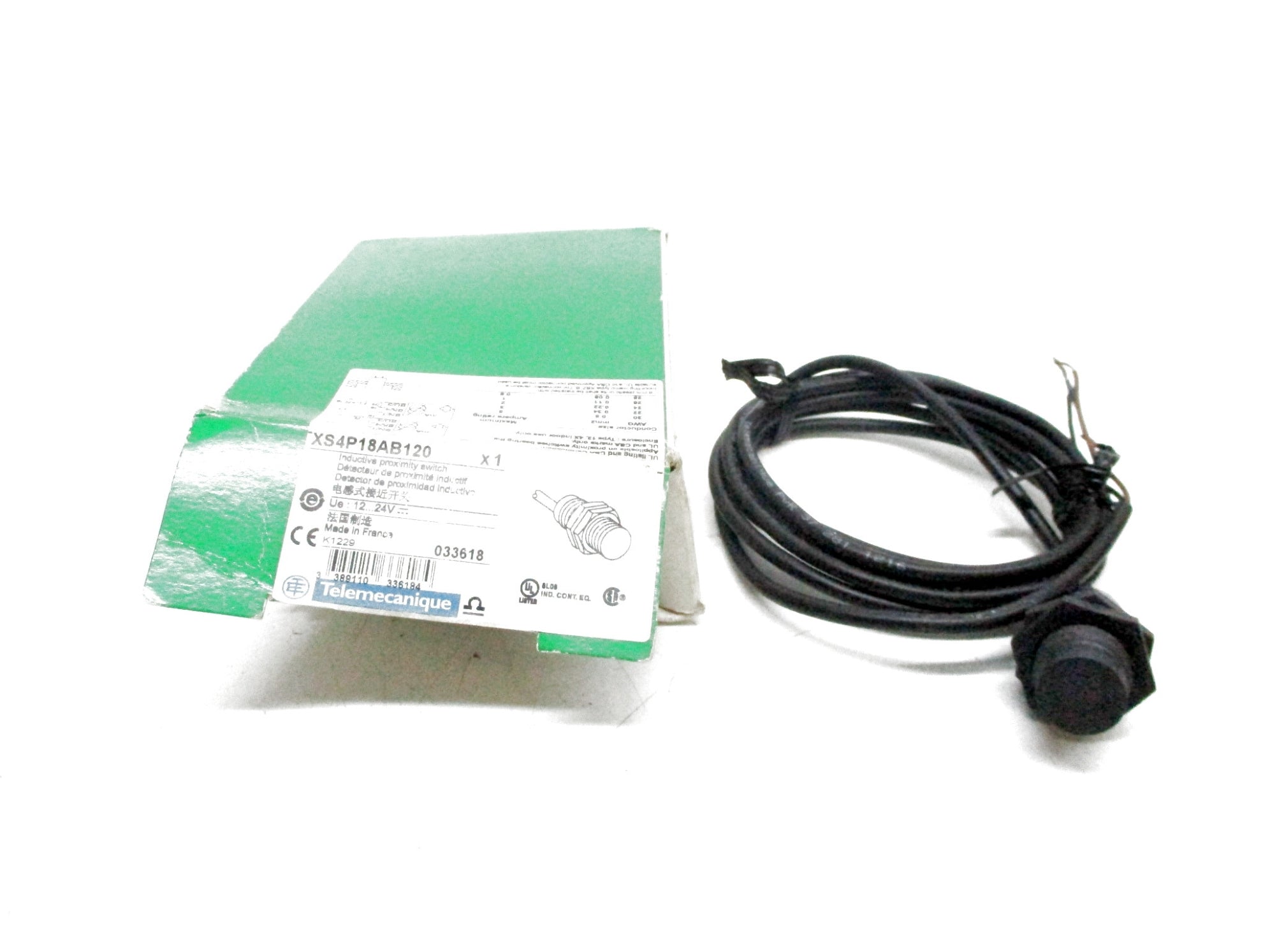 TELEMECANIQUE XS4P18AB120 12-24V NSMP