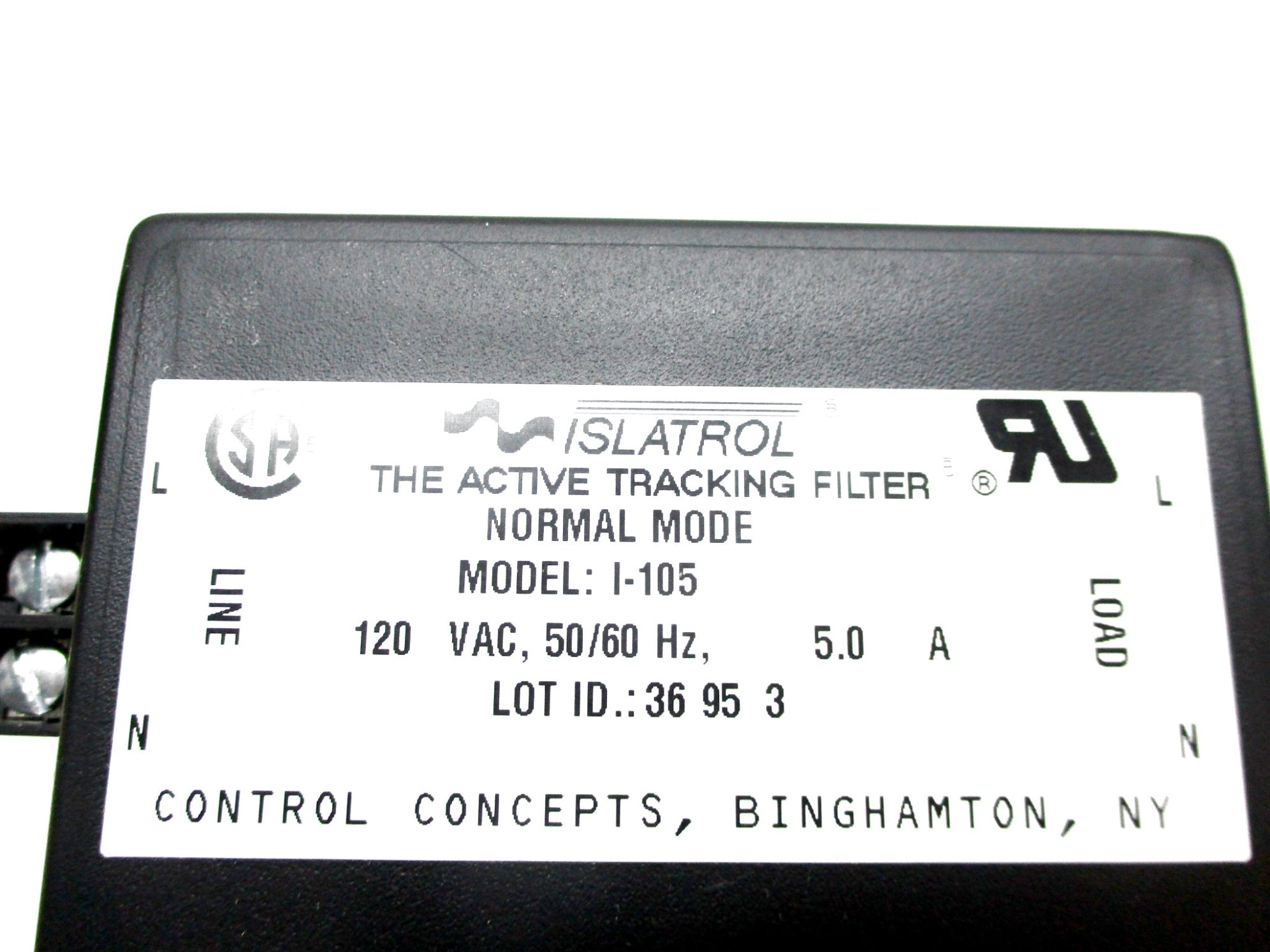 CONTROL CONCEPTS I-105 120VAC 5.0A NSMP