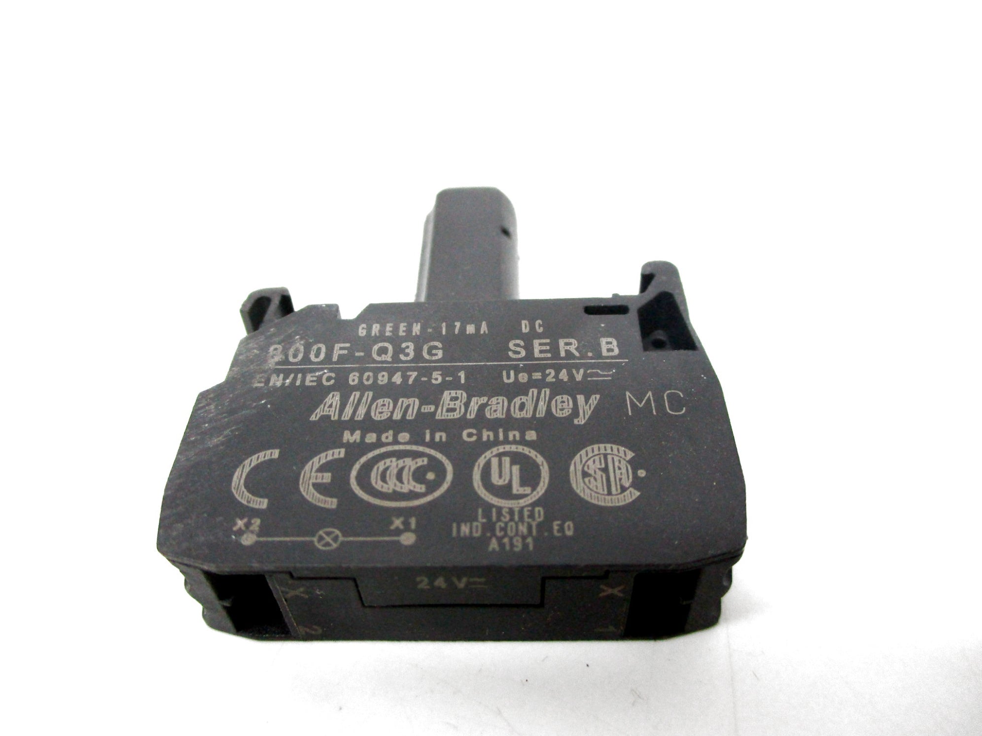 ALLEN BRADLEY 800F-Q3G SER. B UNMP