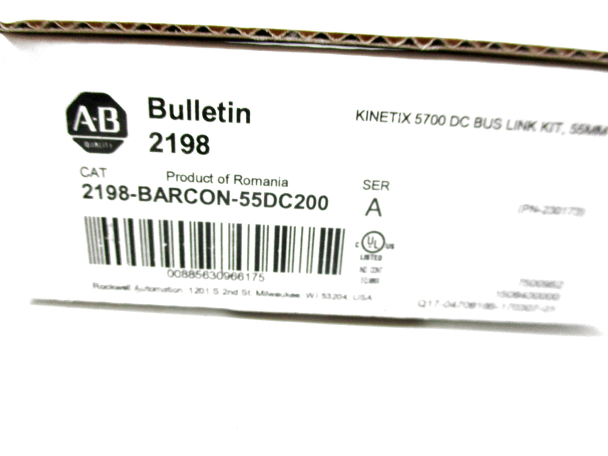 ALLEN BRADLEY 2198-BARCON-S5DC200 SER. A (WH) NSMP