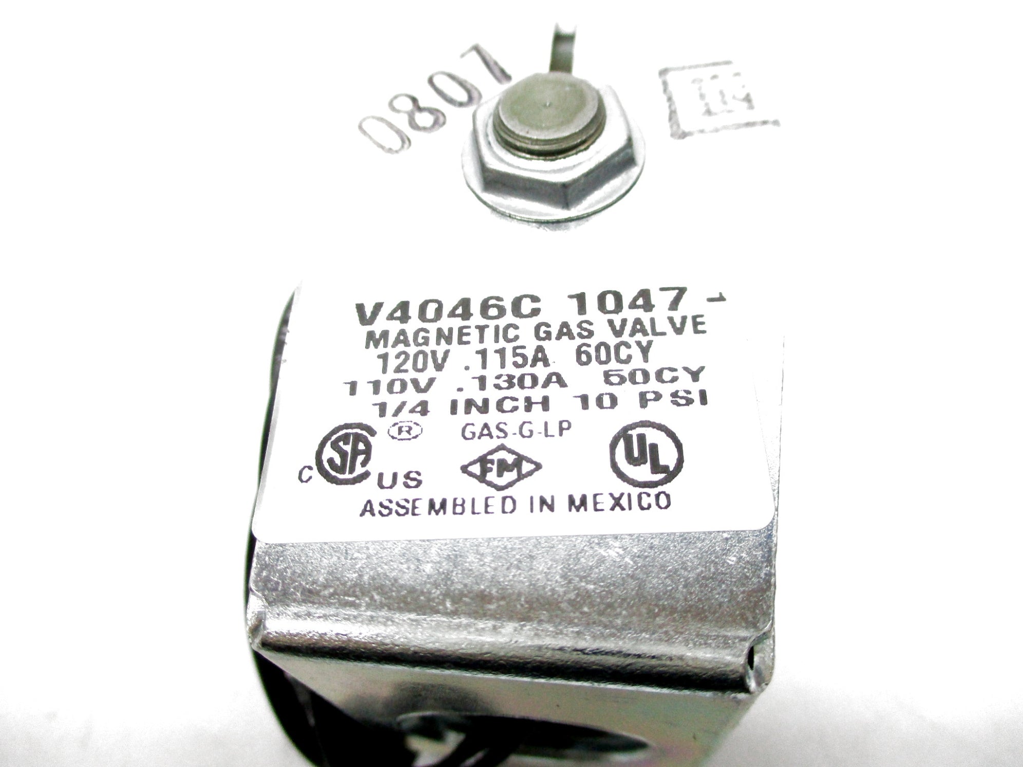 HONEYWELL V4046C1047 110/120V 10PSI 1/4" NSMP