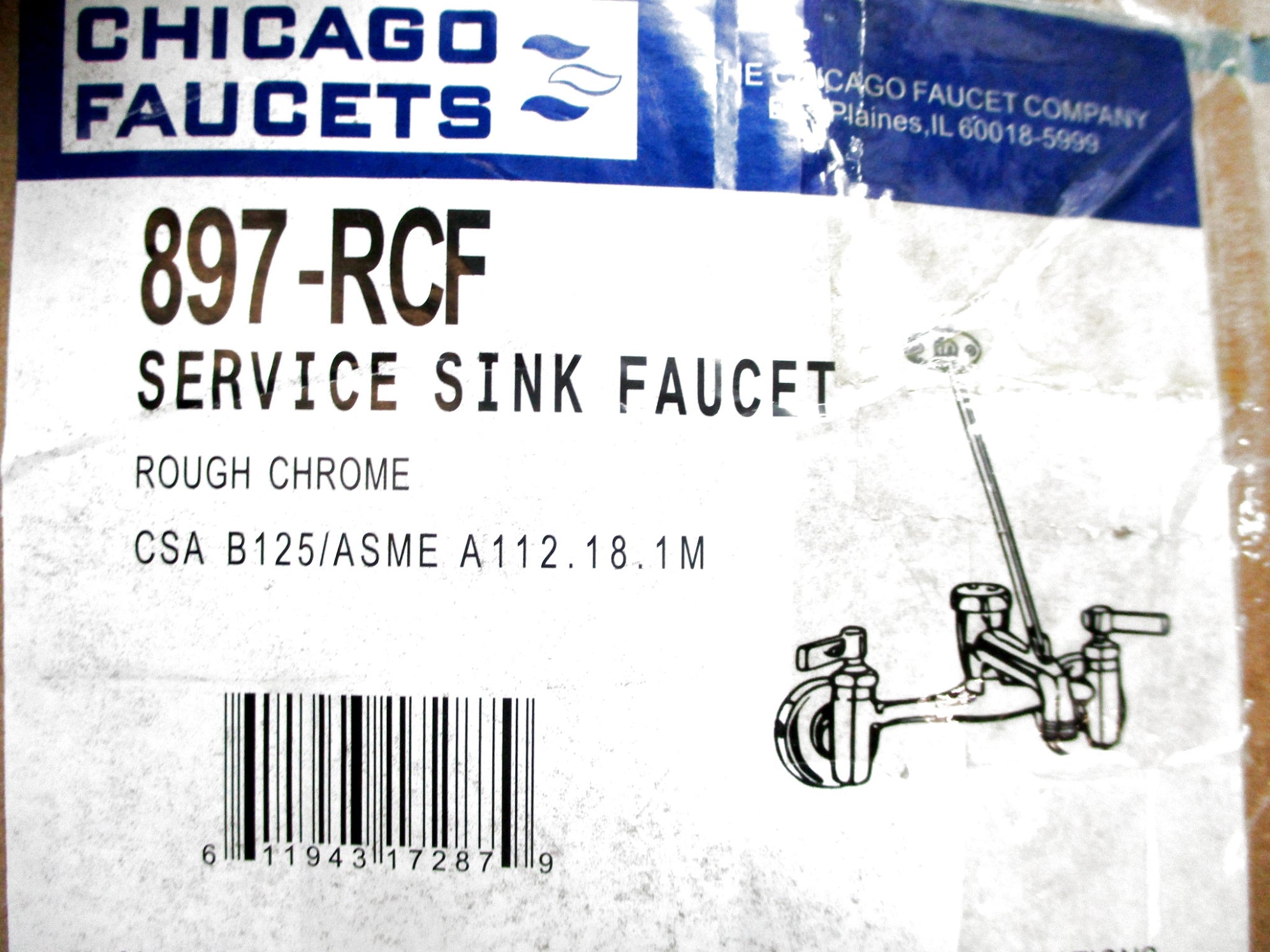 CHICAGO FAUCETS 897-RCF UNMP