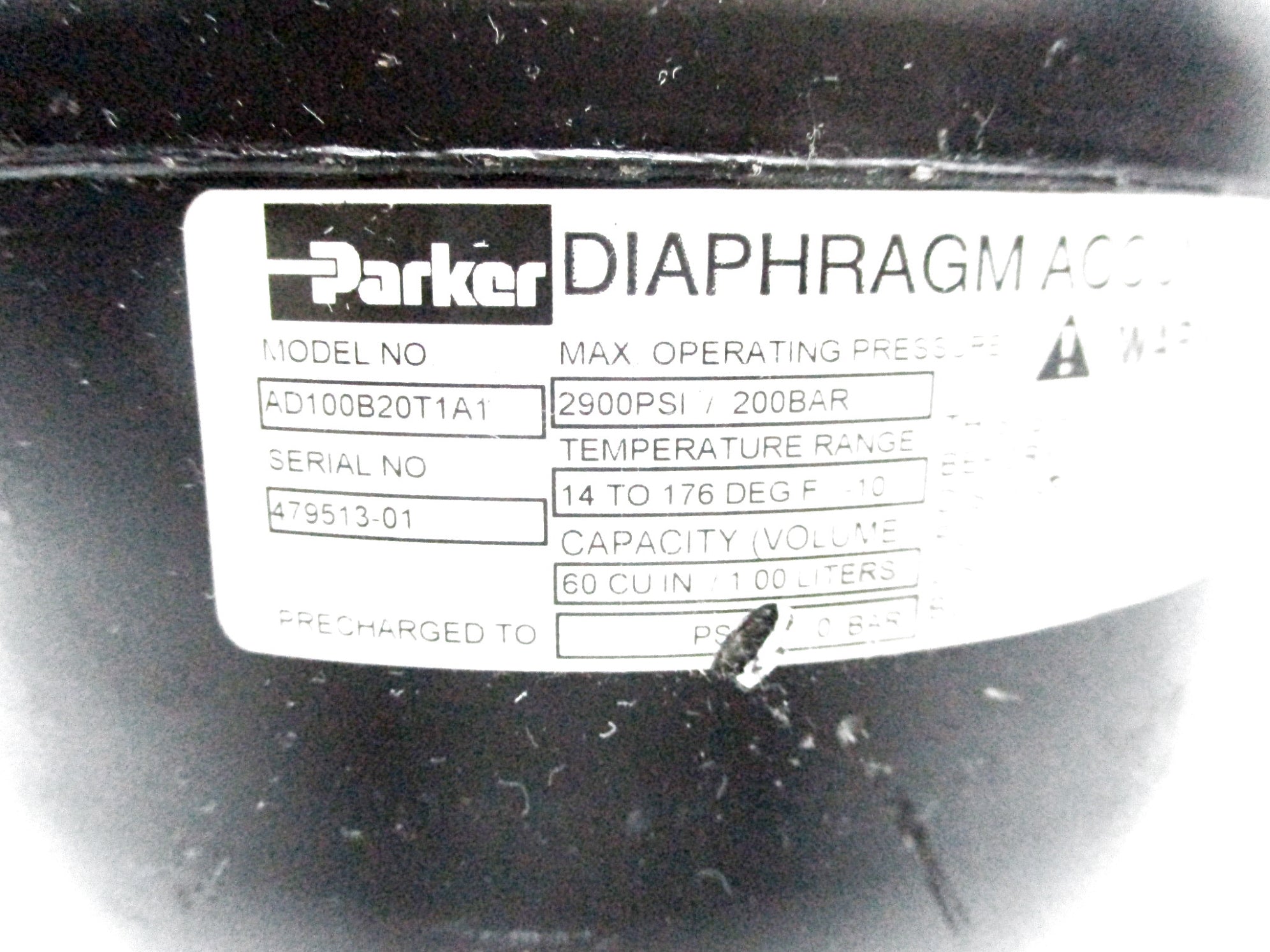 PARKER AD100B20T1A1 UNMP