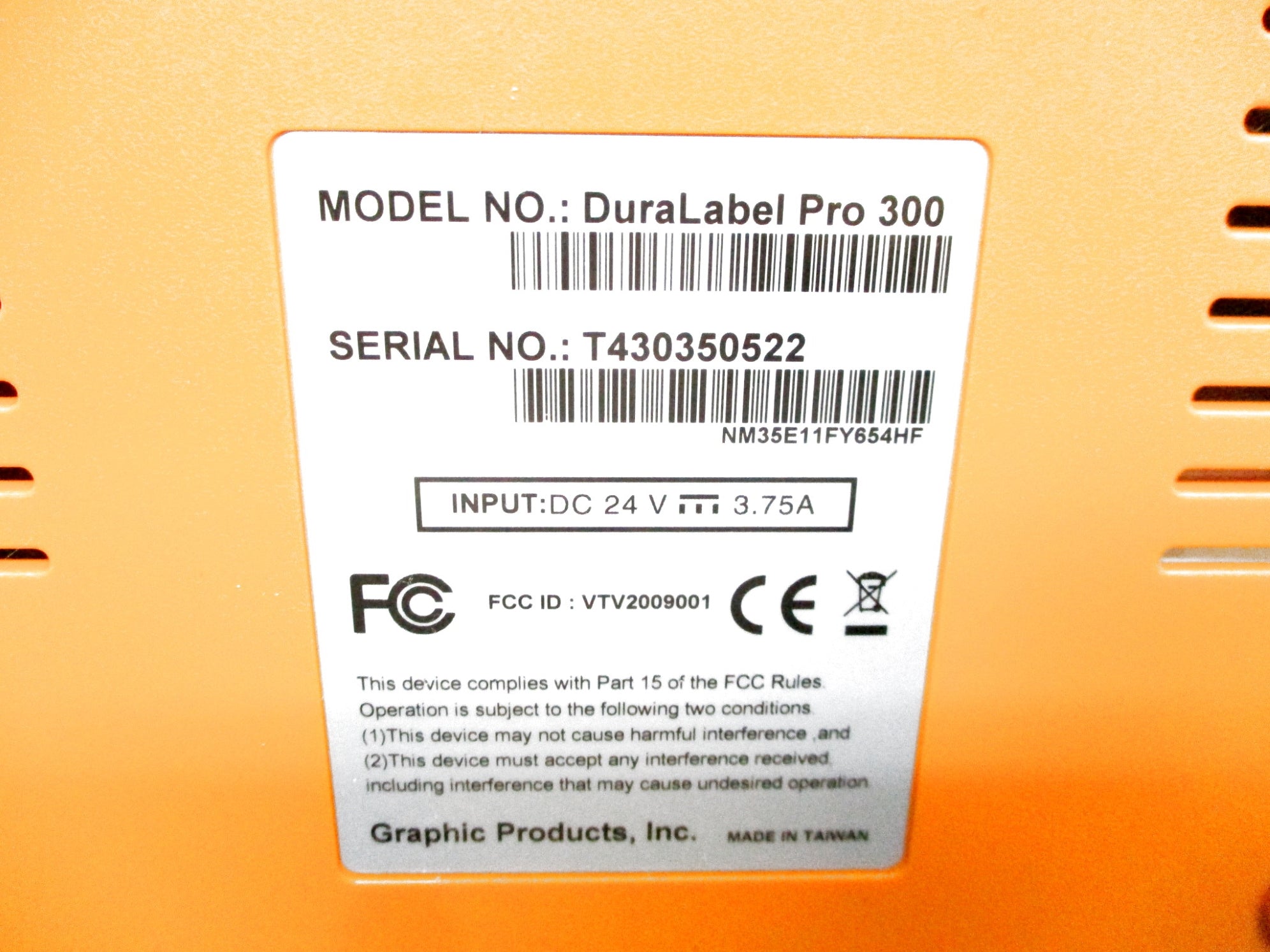 GRAPHIC PRODUCTS 99-127N001-00LF NSMP