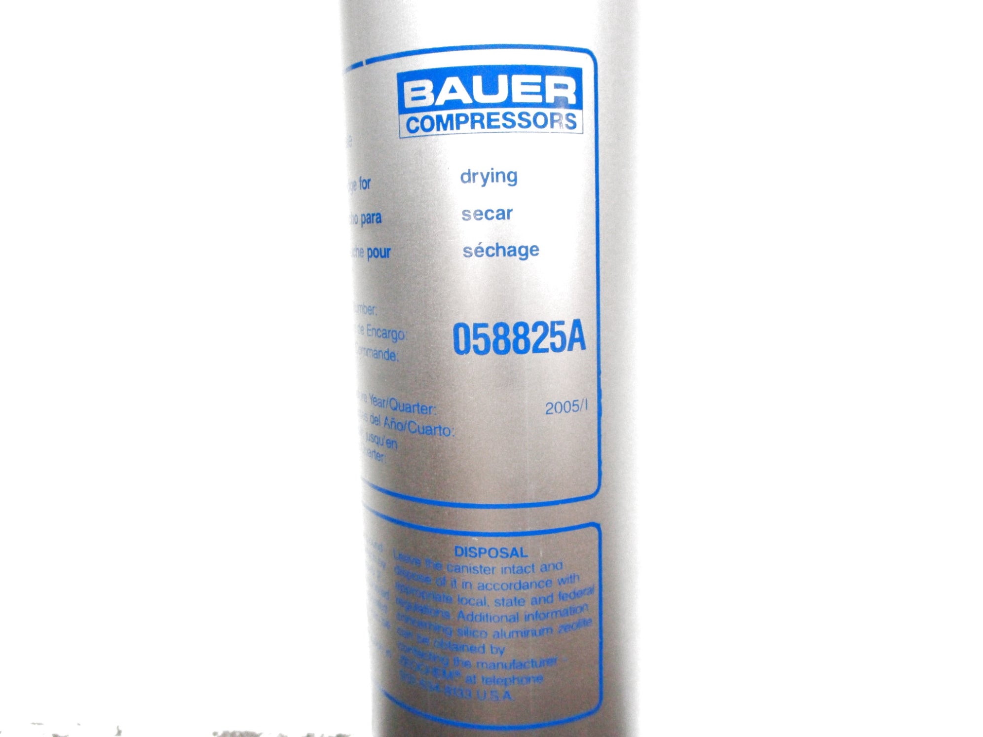 BAUER COMPRESSORS 058825A NSMP