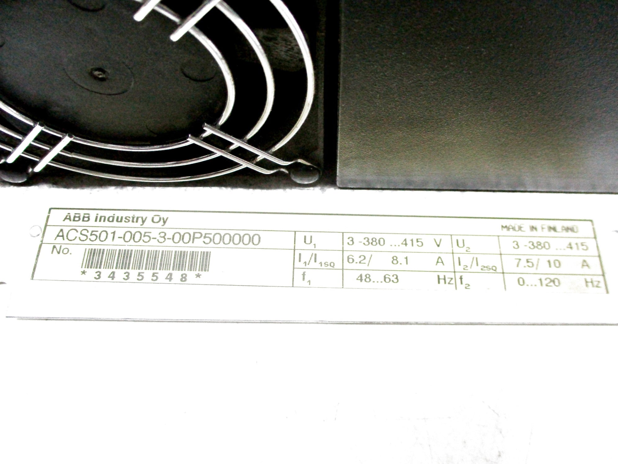 ABB ACS501-005-3-00P500000 UNMP