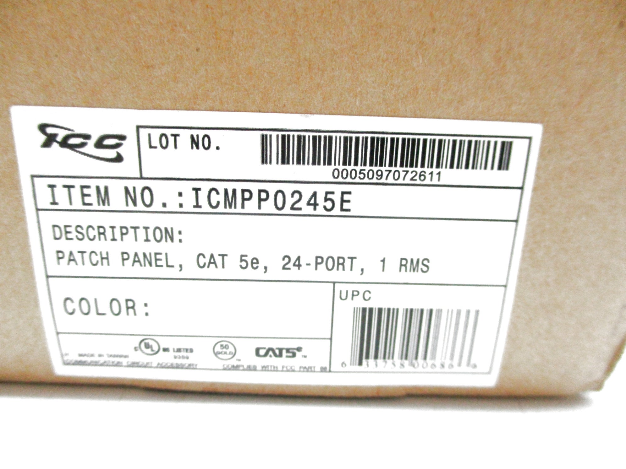ICC ICMPP0245E NSMP
