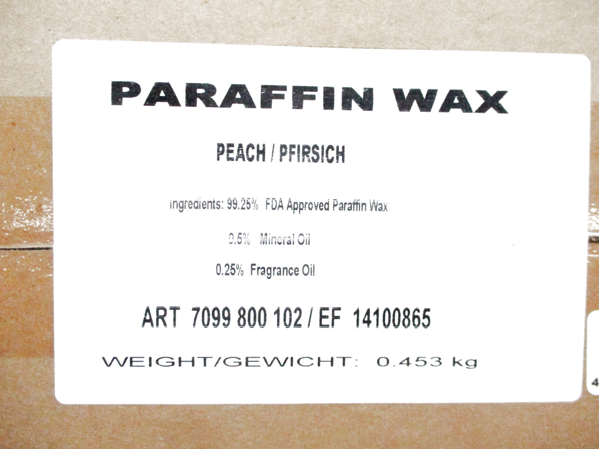 PARAFFIN 7099 800 102/EF 14100865 (PKG OF 4) NSFS