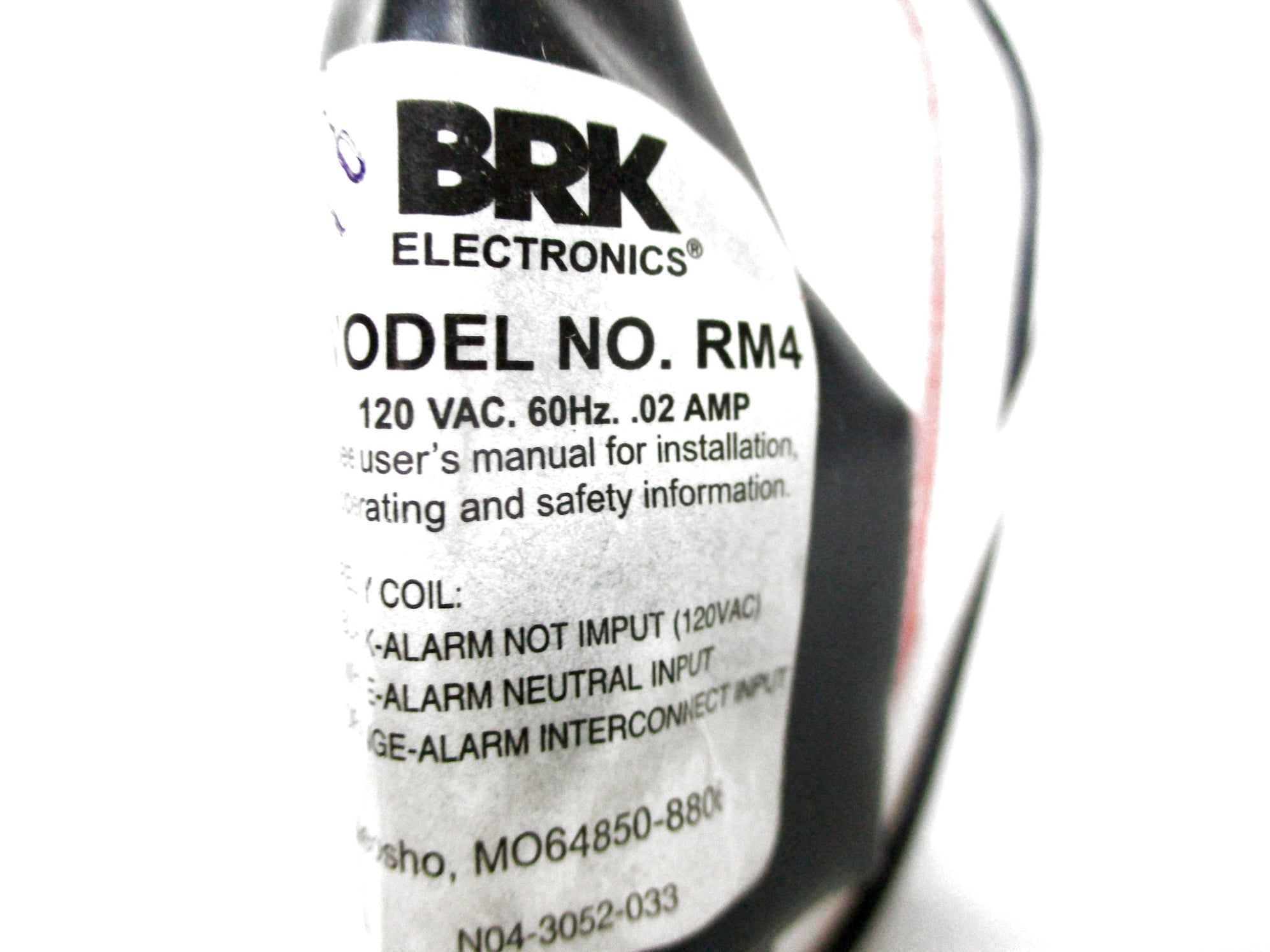 BRK ELECTRONICS RM4 UNMP