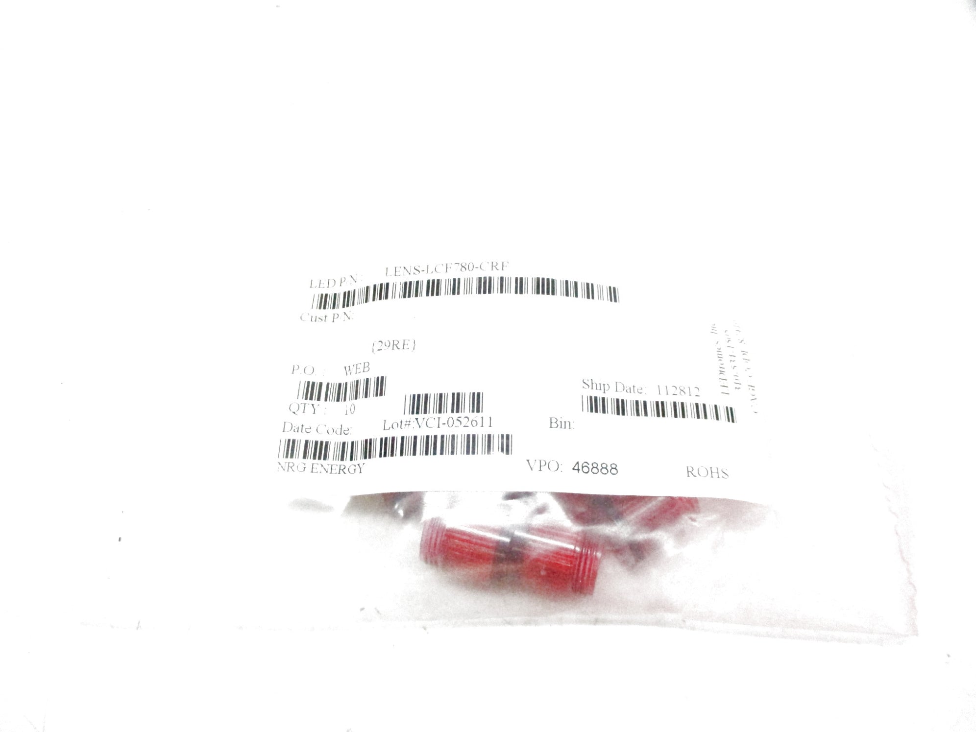 NRG ENERGY LENS-LCF780-CRF (PKG OF 10 ) NSMP