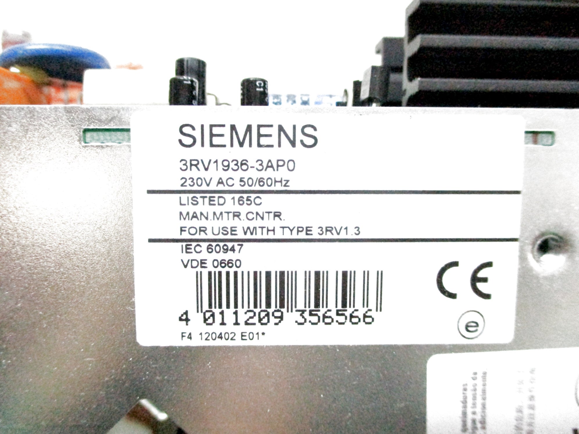 SIEMENS 3RV1936-3AP0 (AS PICTURED) UNMP