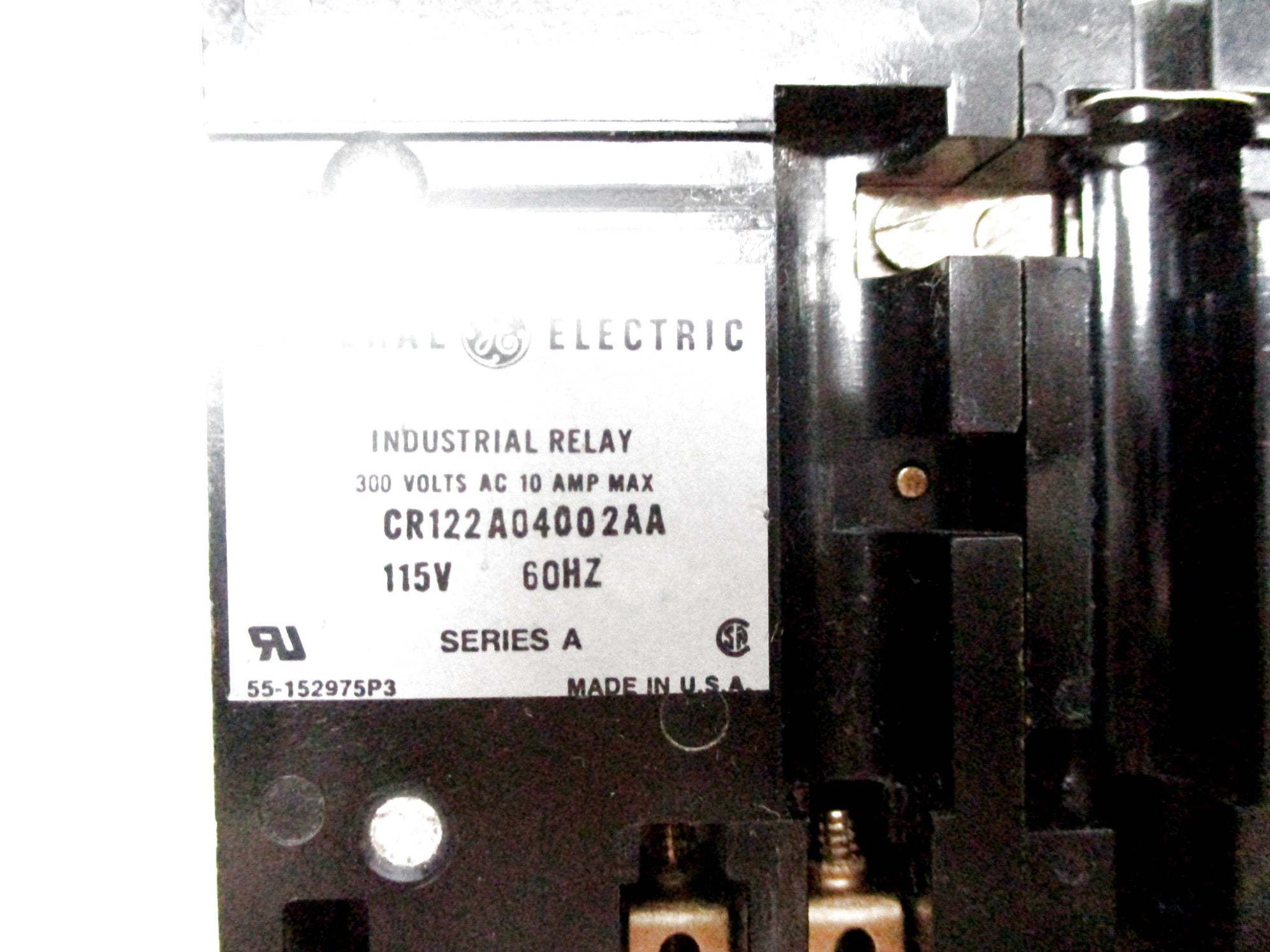 GENERAL ELECTRIC CR122A04002AA SER. A 115V NSNP