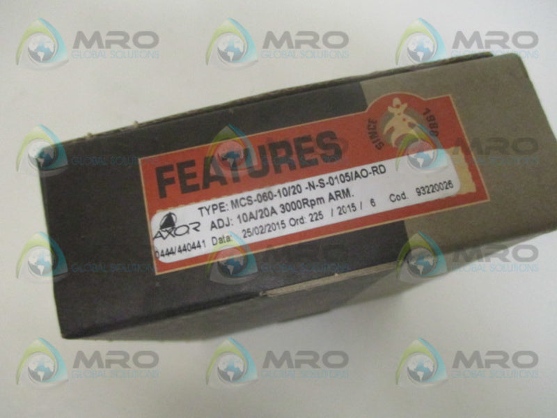 AXOR MCS-060-10/20-N-S-0105/AO-RD MICROSPEED DRIVE *NEW IN BOX*