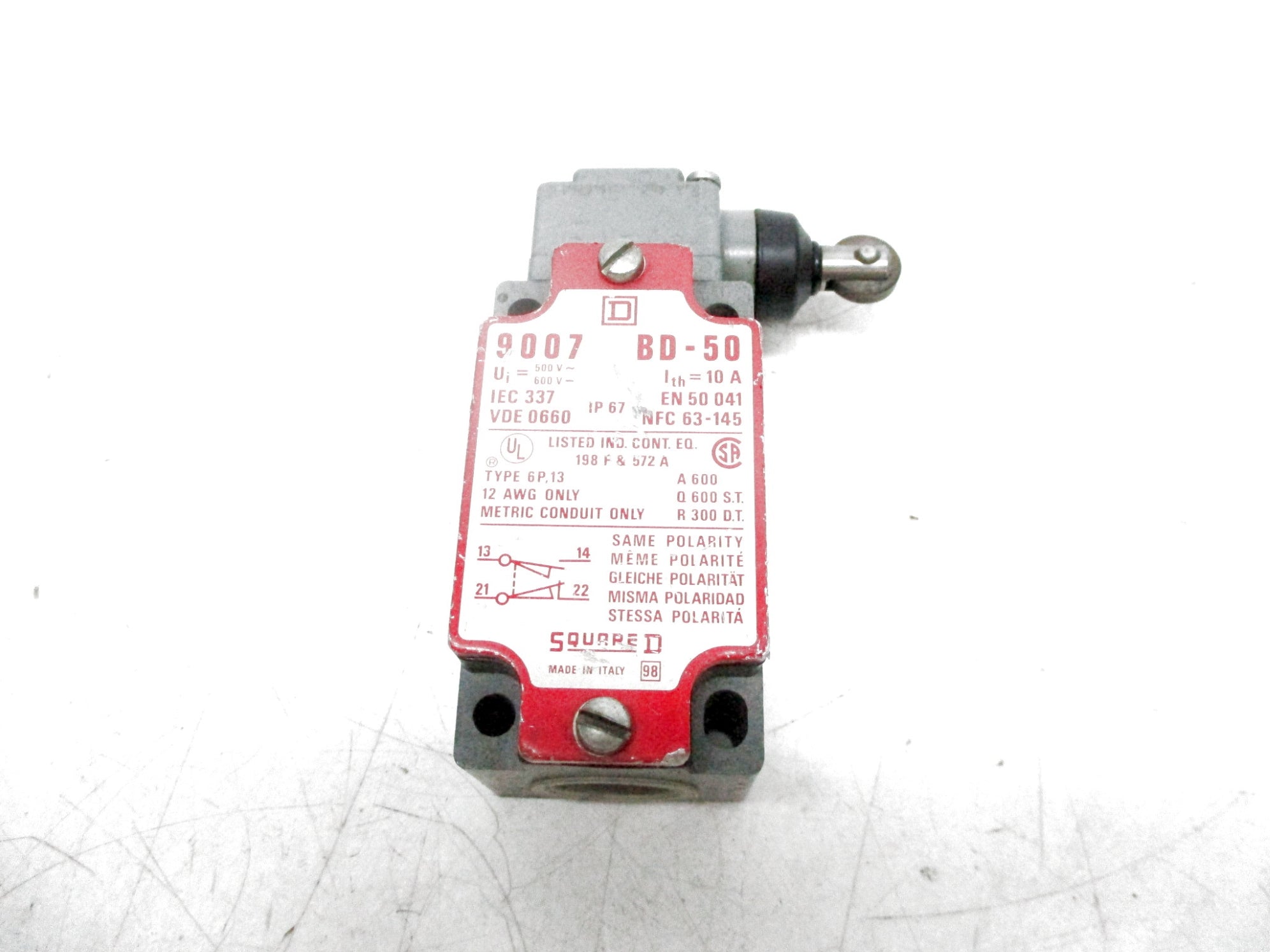 SQUARE D 9007BD50 UNMP