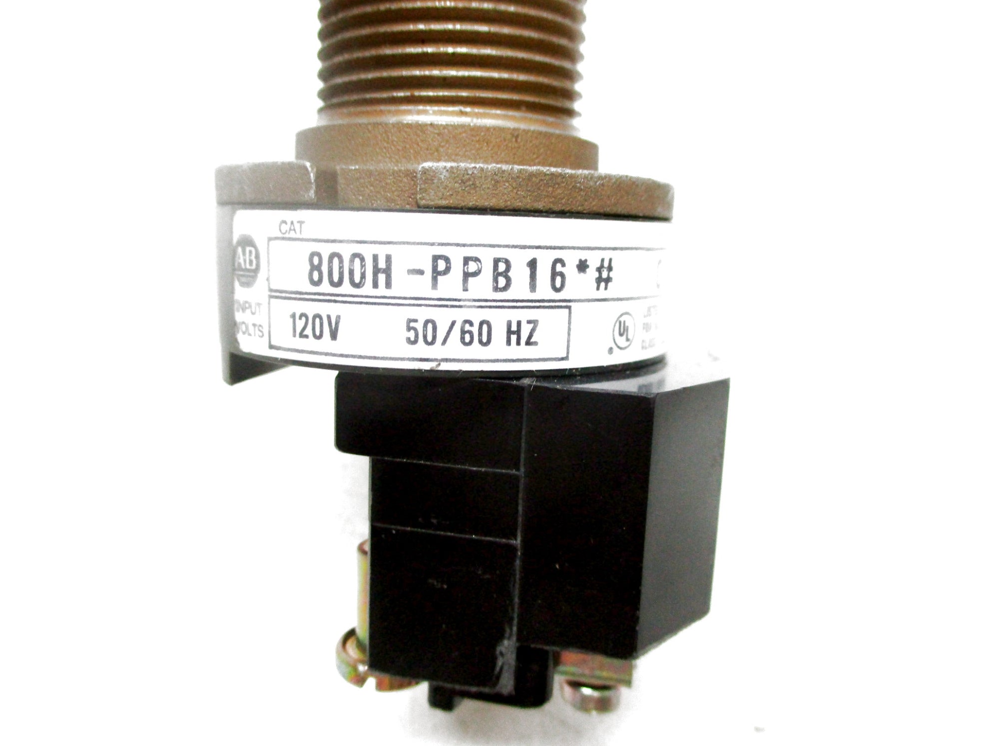 ALLEN BRADLEY 800H-PPB16G SER. C 120V GREEN NSNP