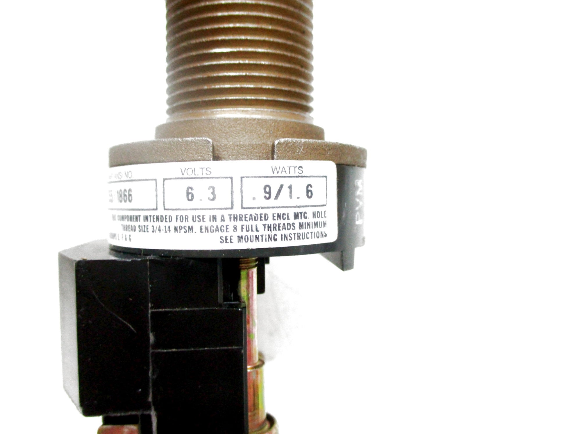 ALLEN BRADLEY 800H-PPB16G SER. C 120V GREEN NSNP