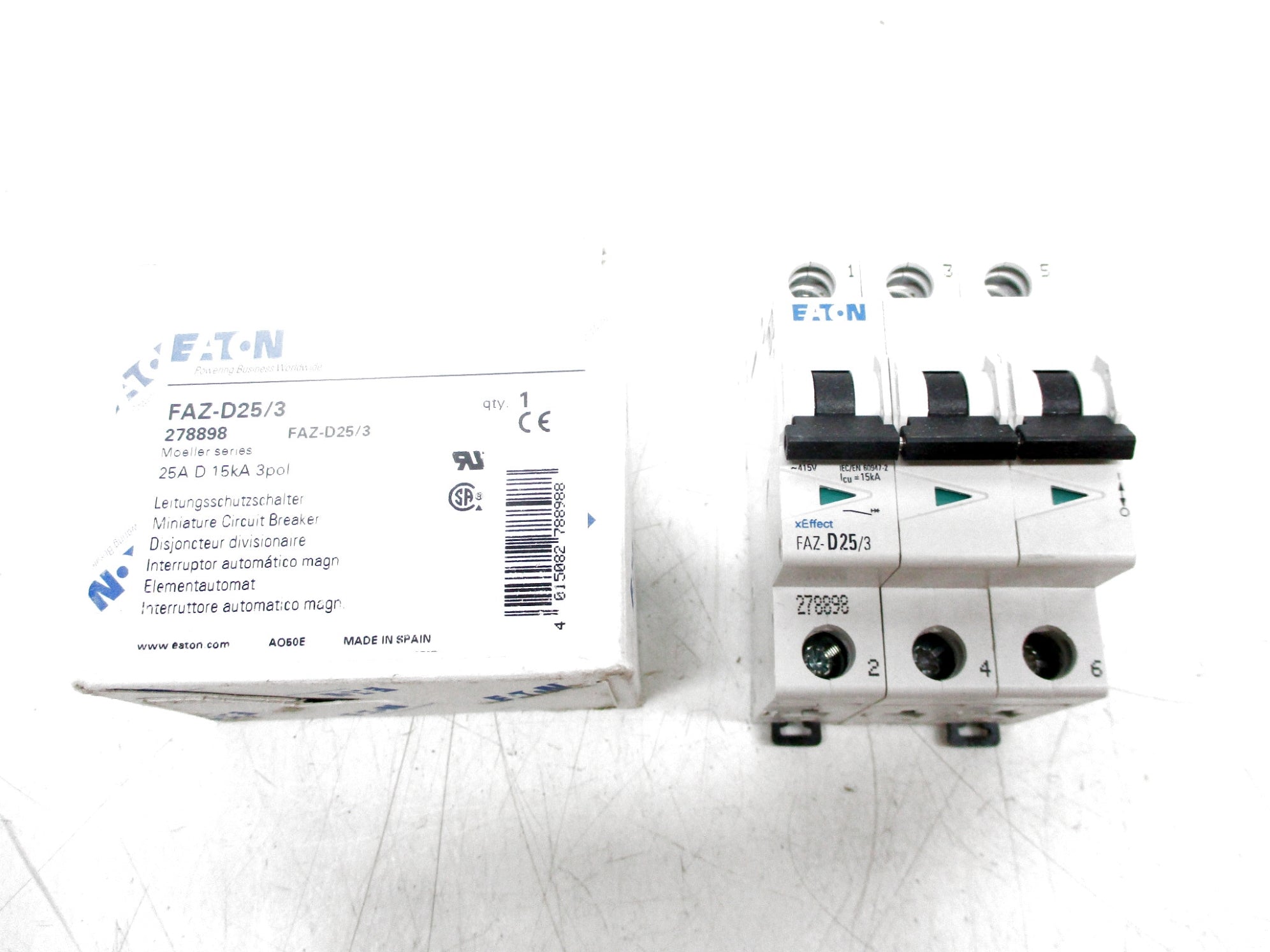 EATON FAZ-D25/3 25A 480Y/277VAC NSMP