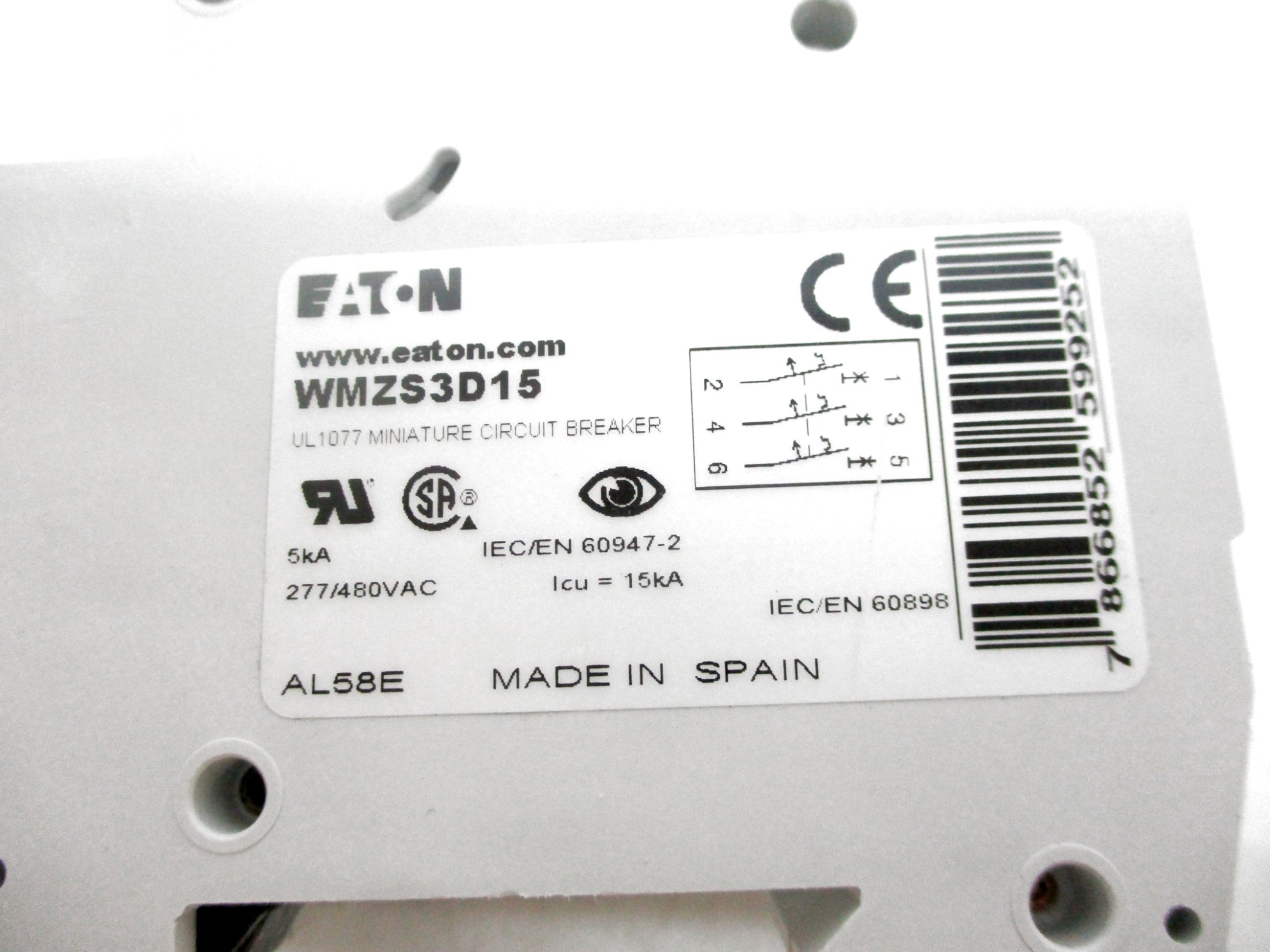 EATON WMZS3D15 400V 15A NSMP