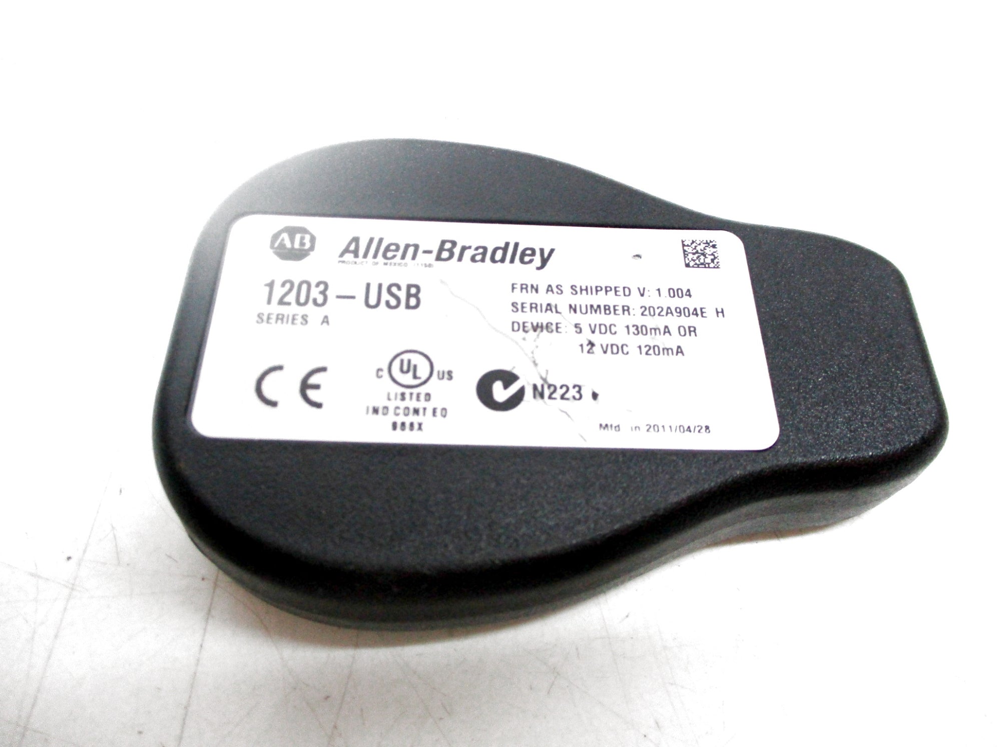 ALLEN BRADLEY 1203-USB SER. A F/W: 1.004 (AS PICTURED) UNMP