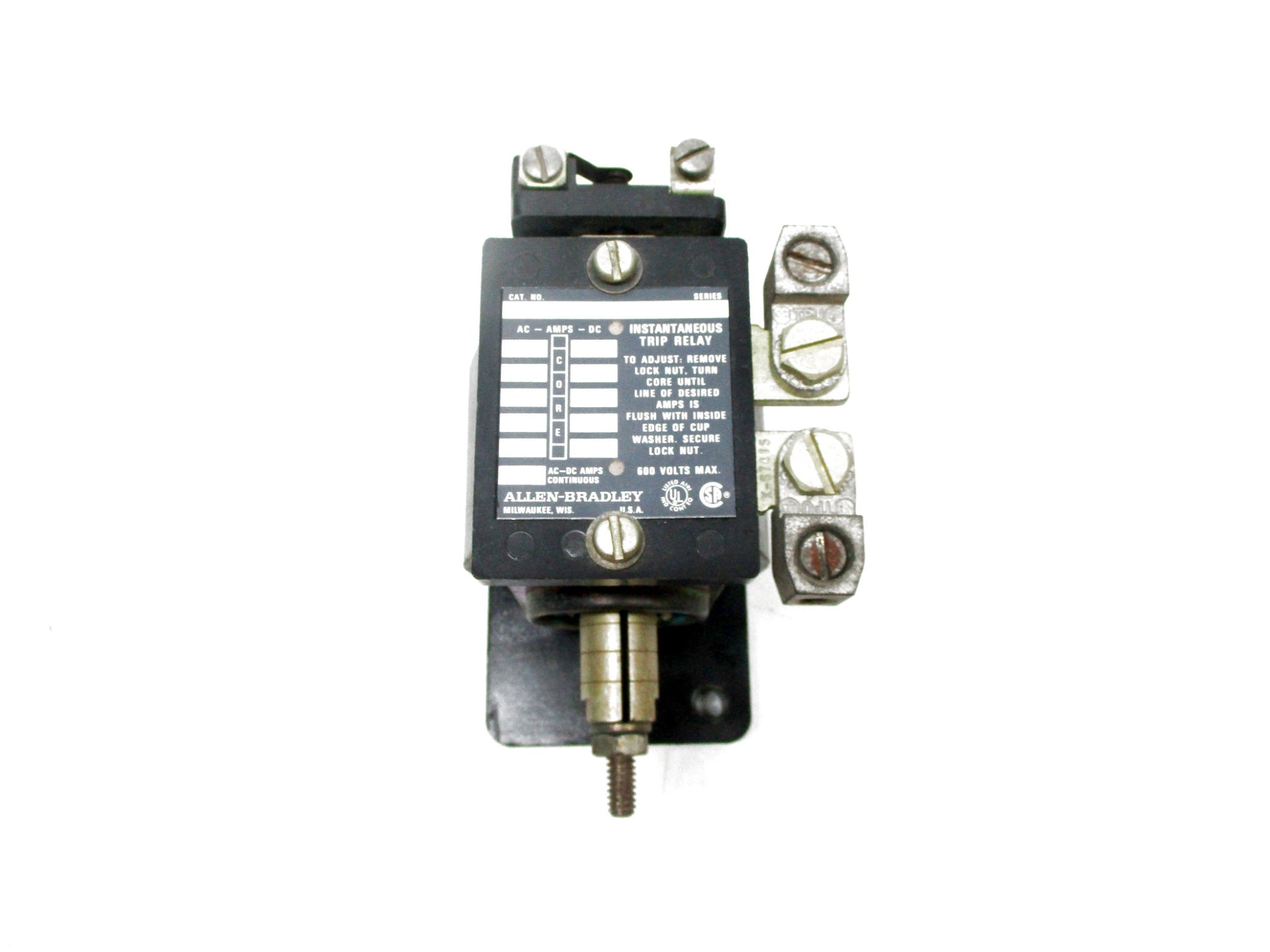 ALLEN BRADLEY 809-A04E SER. A UNMP