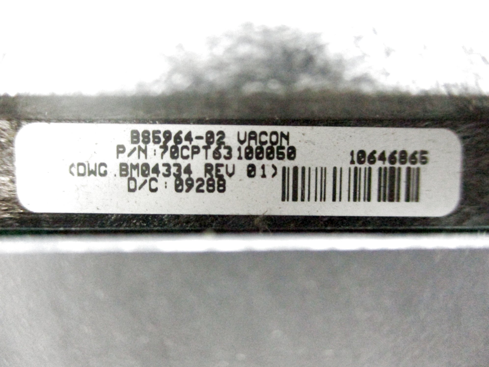 INDUSTRIAL MRO 70CPT63100050 UNMP