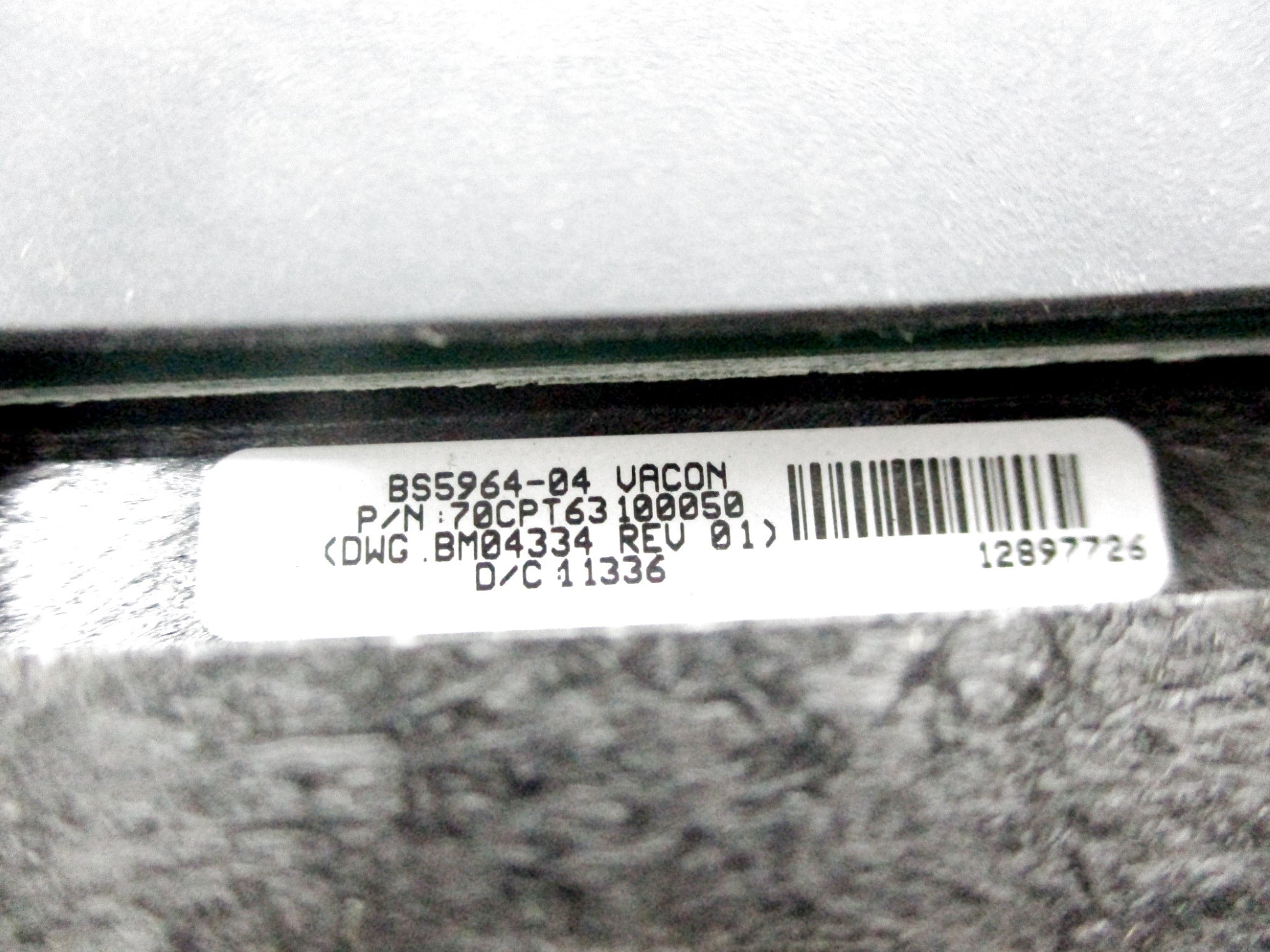 INDUSTRIAL MRO 70CPT63100050 (AS PICTURED) UNMP