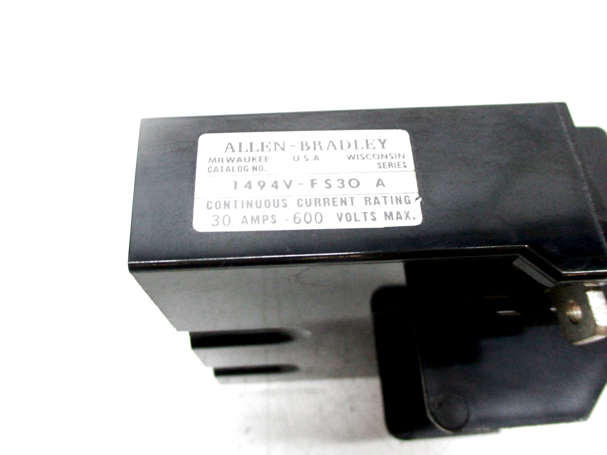 ALLEN BRADLEY 1494V-FS30 SER. A 30A 600V (AS PICTURED) UNMP