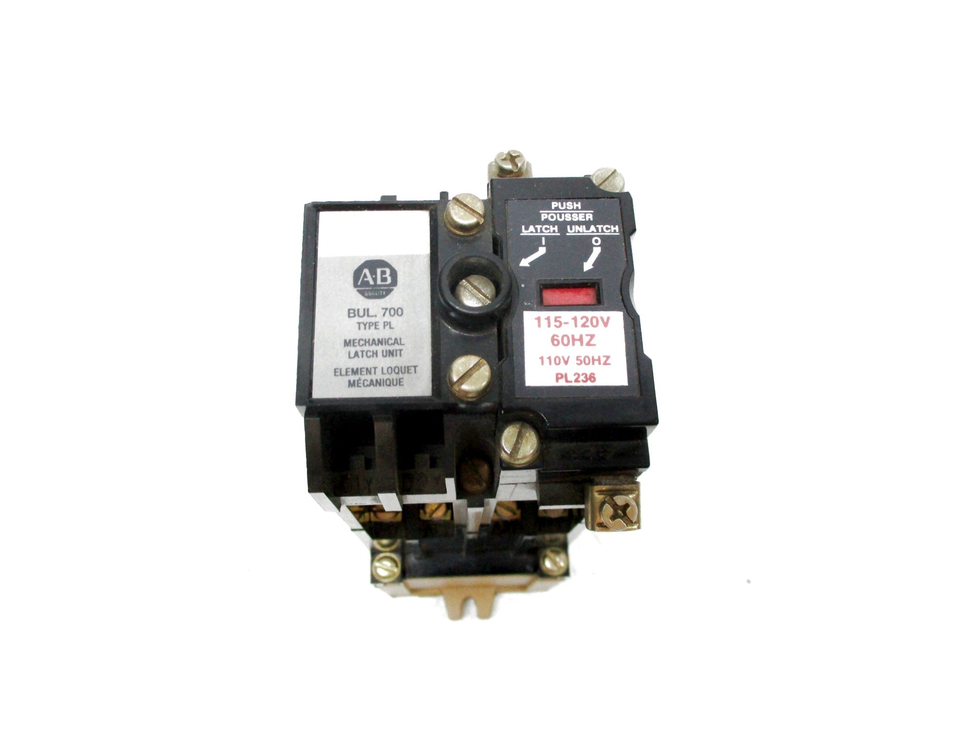ALLEN BRADLEY 700-PL400A1 SER. C 110/115-120V (AS PICTURED) UNMP