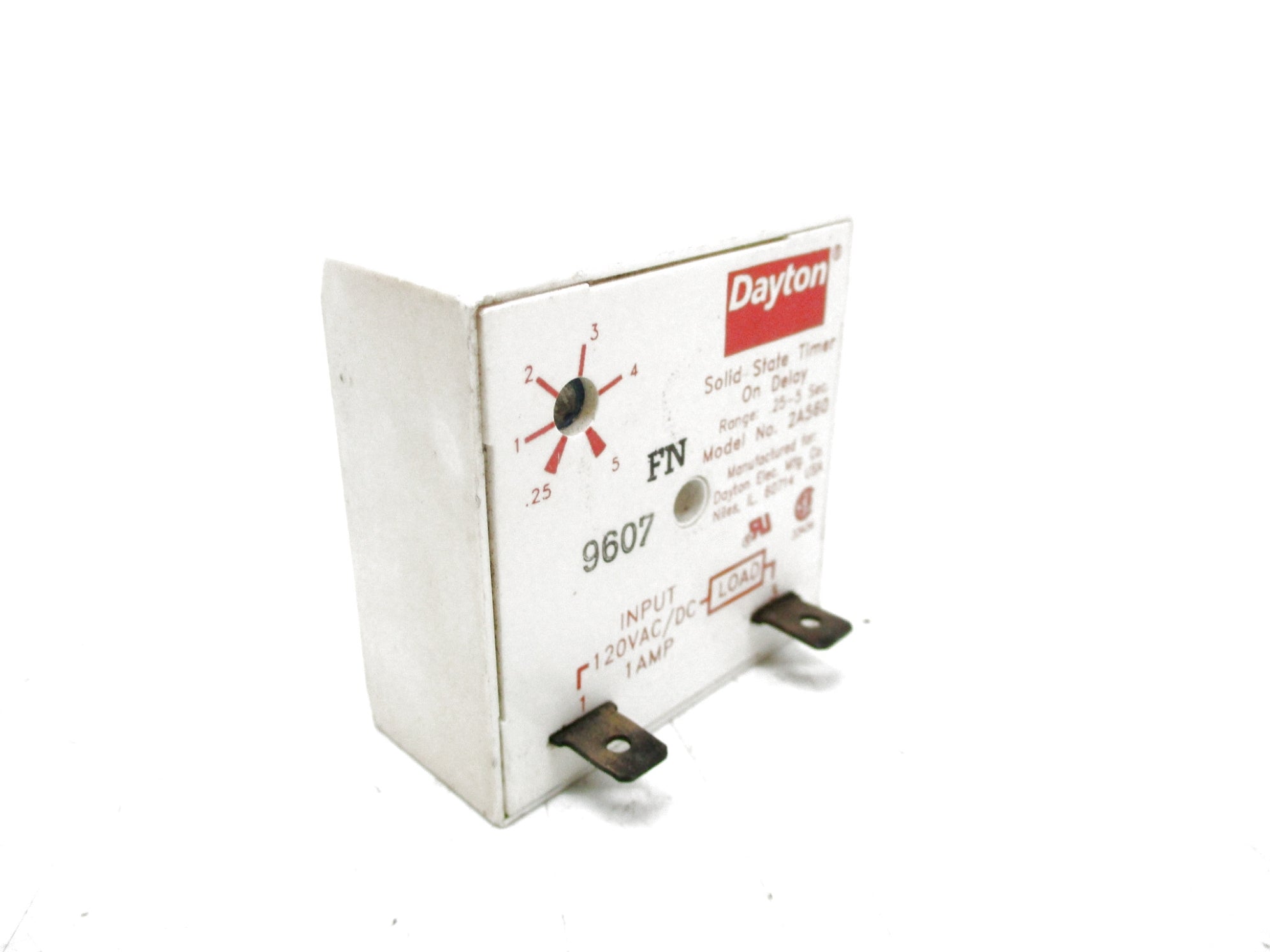DAYTON 2A560 120VAC/DC 1A .25-5S UNMP