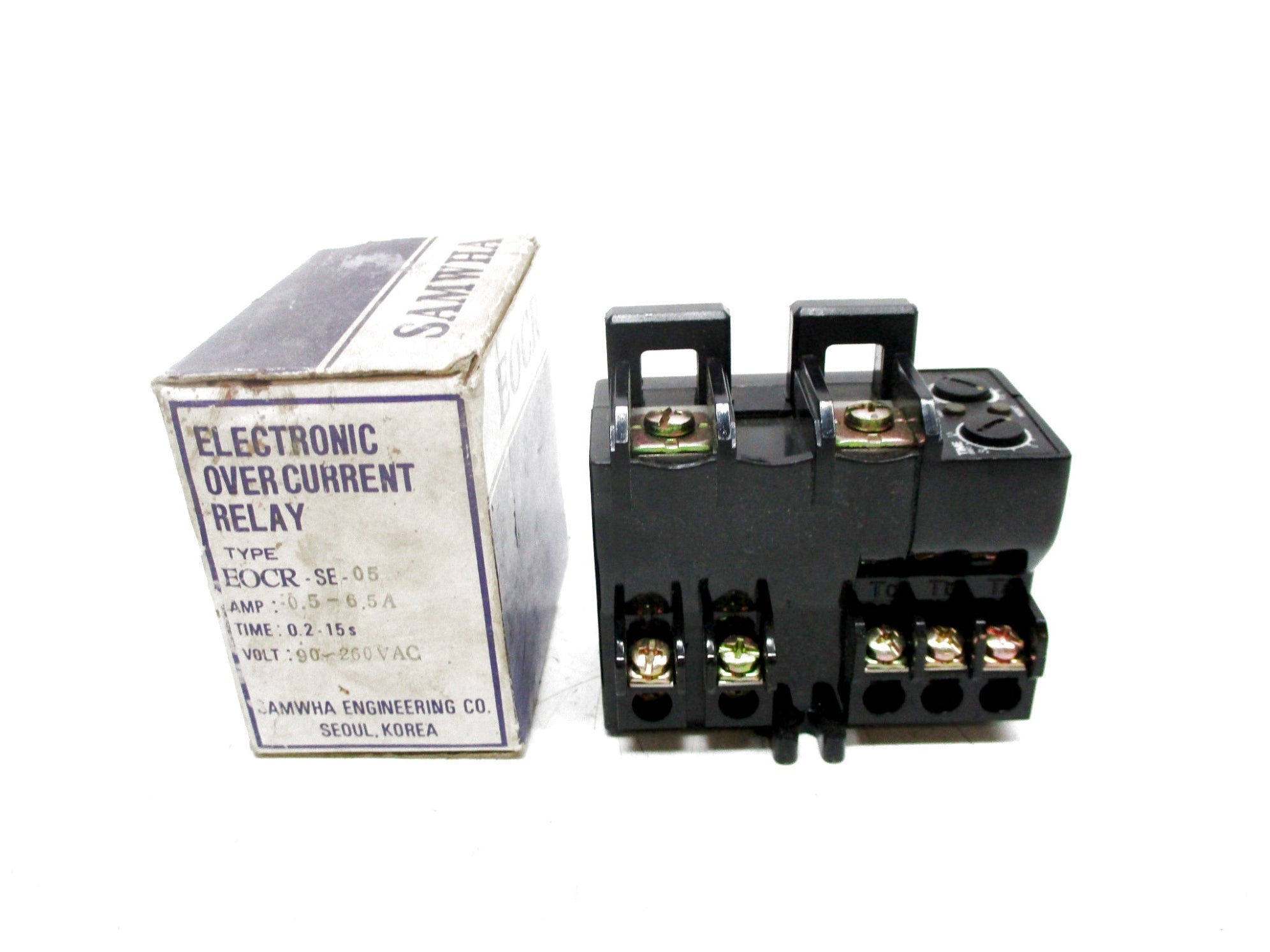 SAMWHA EOCR-SE-05 0.5-6.5A 0.2-15S 90-260VAC NSMP