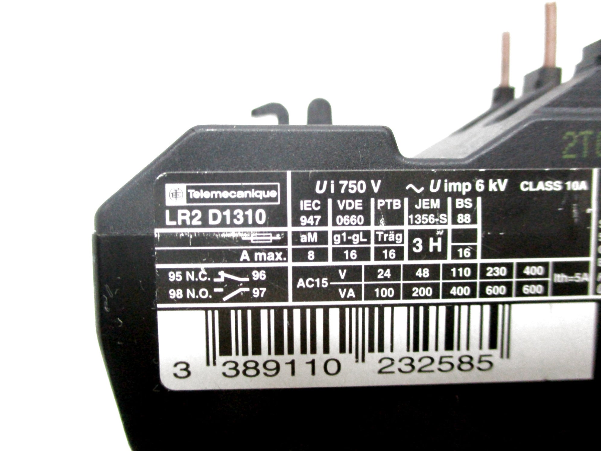 TELEMECANIQUE LR2D1310 4-6A  UNMP