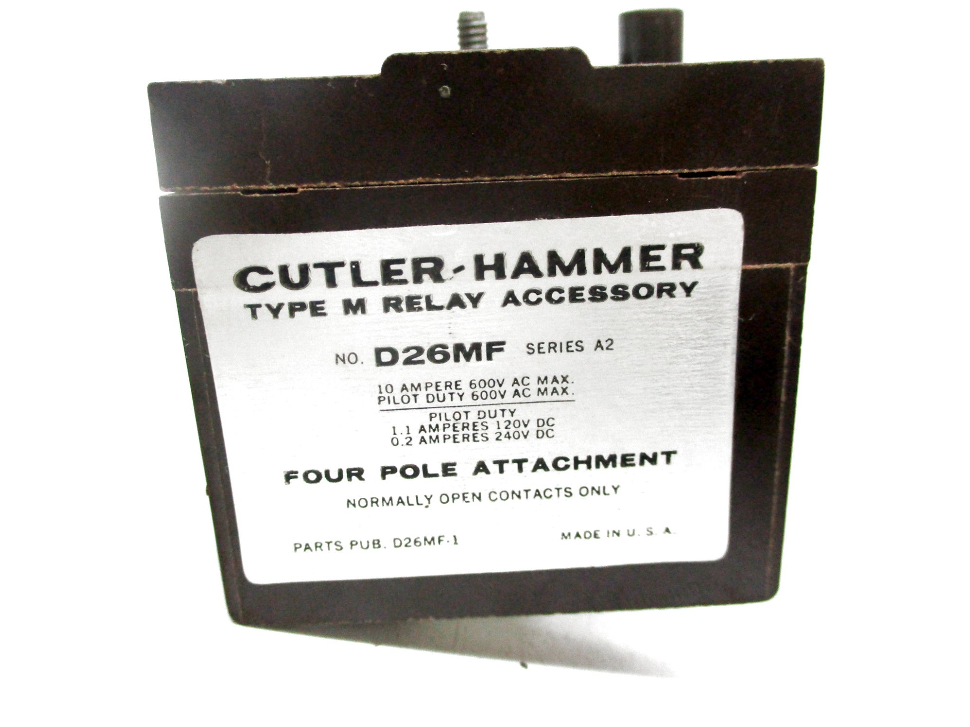 CUTLER HAMMER D26MF SER. A1 UNMP
