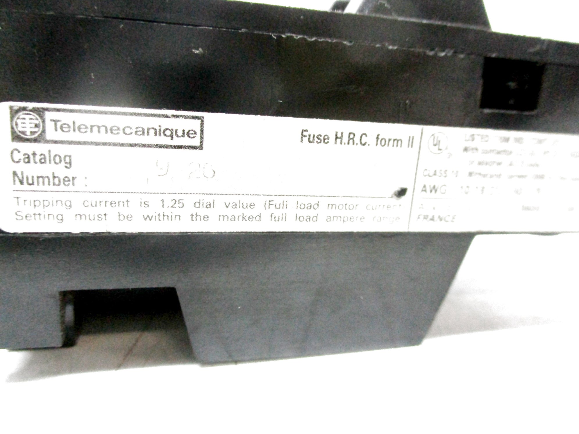 TELEMECANIQUE LR4-D09310 4-6A UNMP