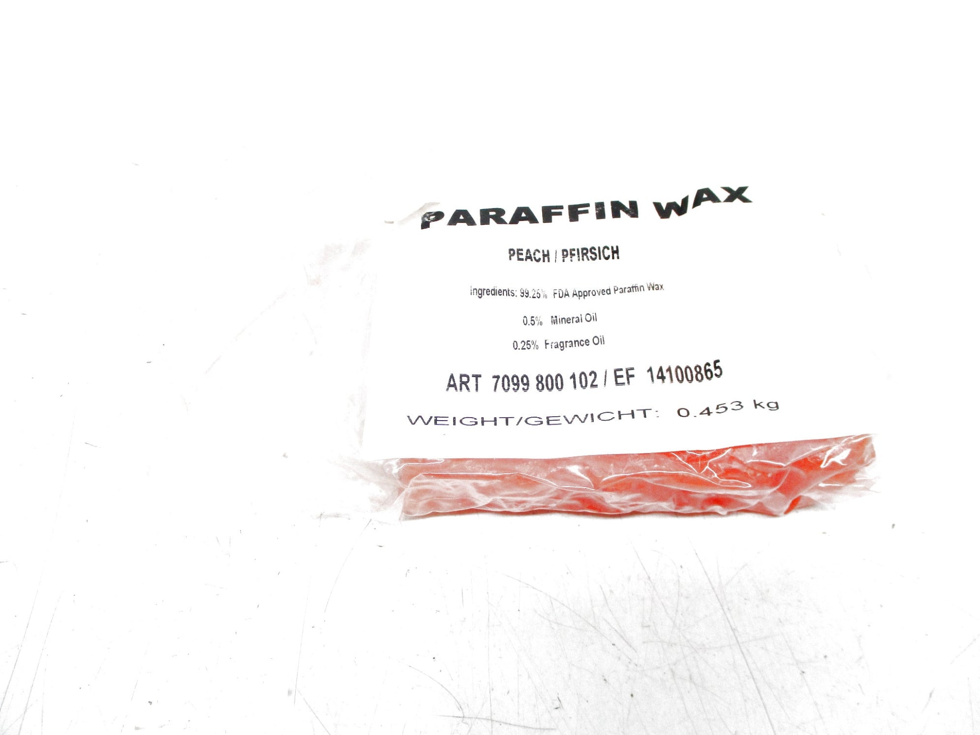PARAFFIN WAX 7099 800 102/EF 14010086S (PKG OF 4) NSMP