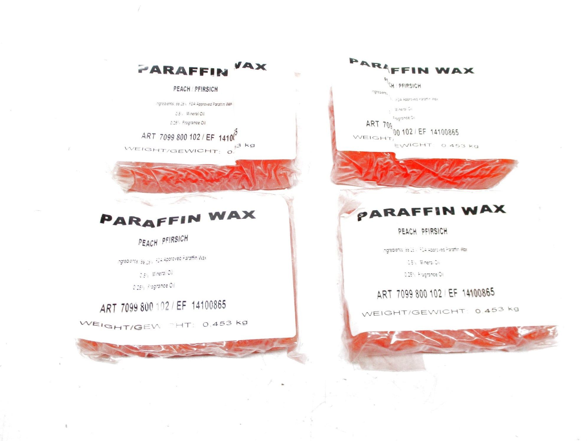 PARAFFIN WAX 7099 800 102/EF 14010086S (PKG OF 4) NSMP